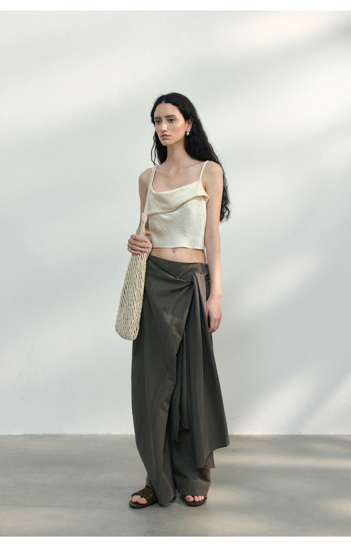 Drape Wrap Trousers