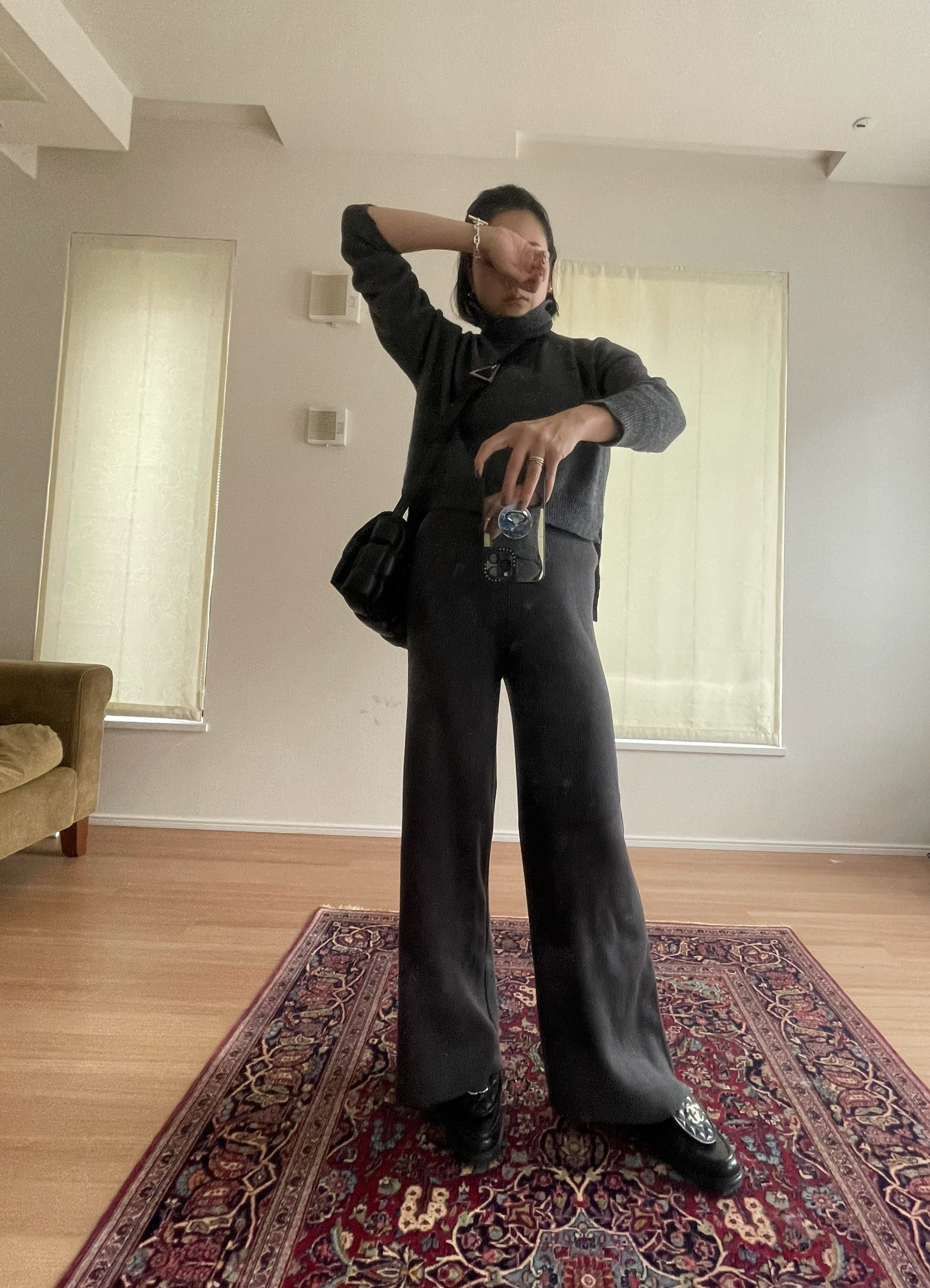 soft knit pants