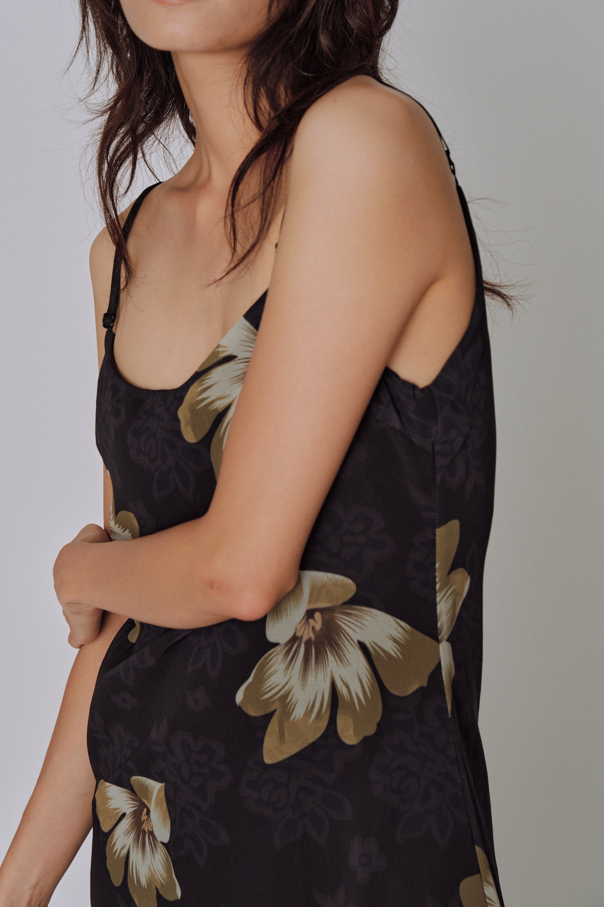Moon Petal Slip Dress