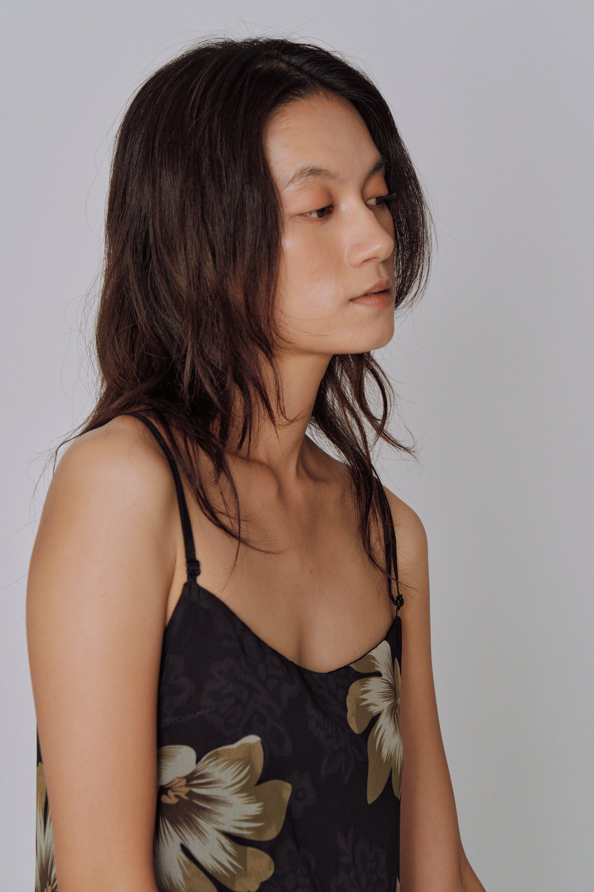 Moon Petal Slip Dress