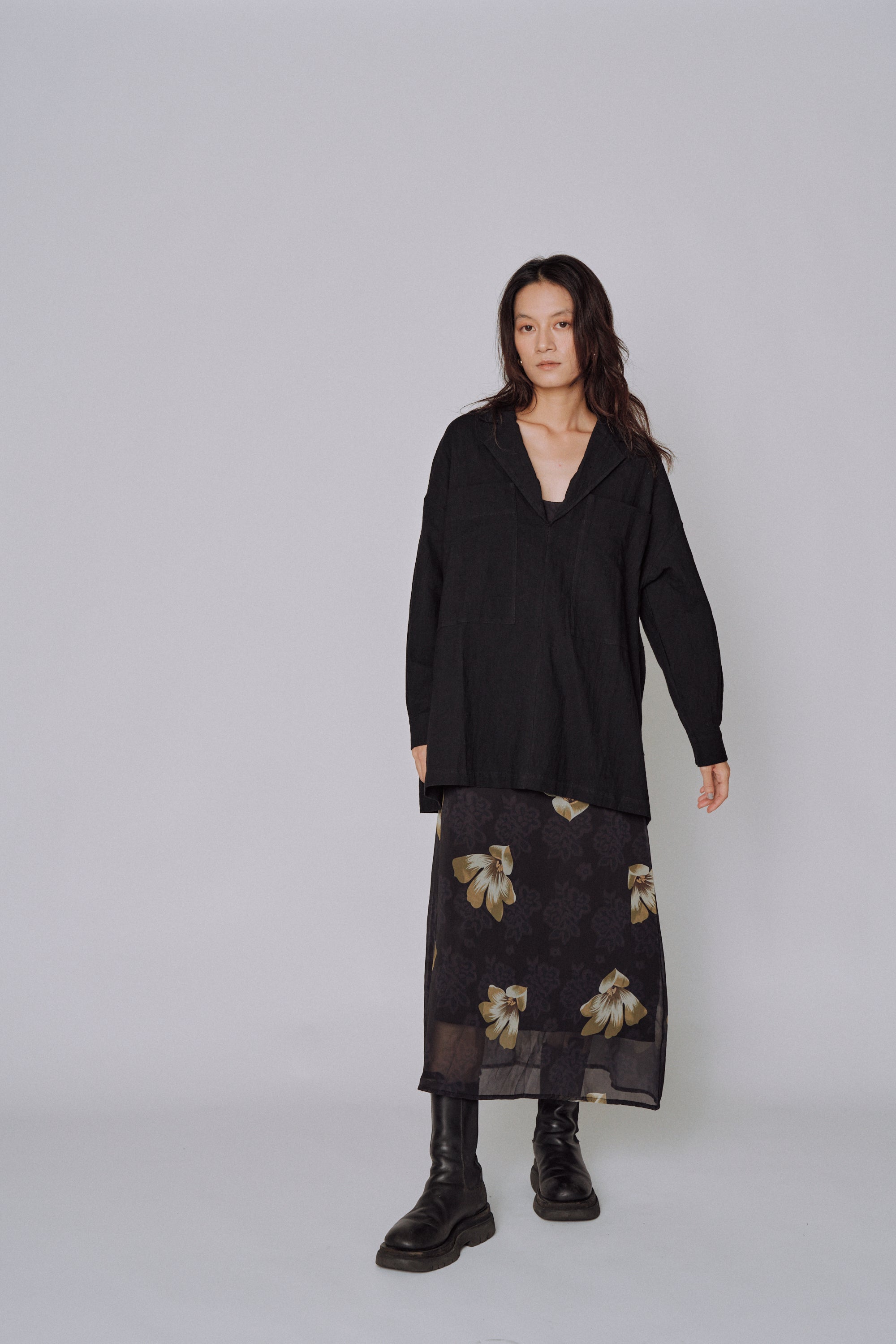 Moon Petal Slip Dress