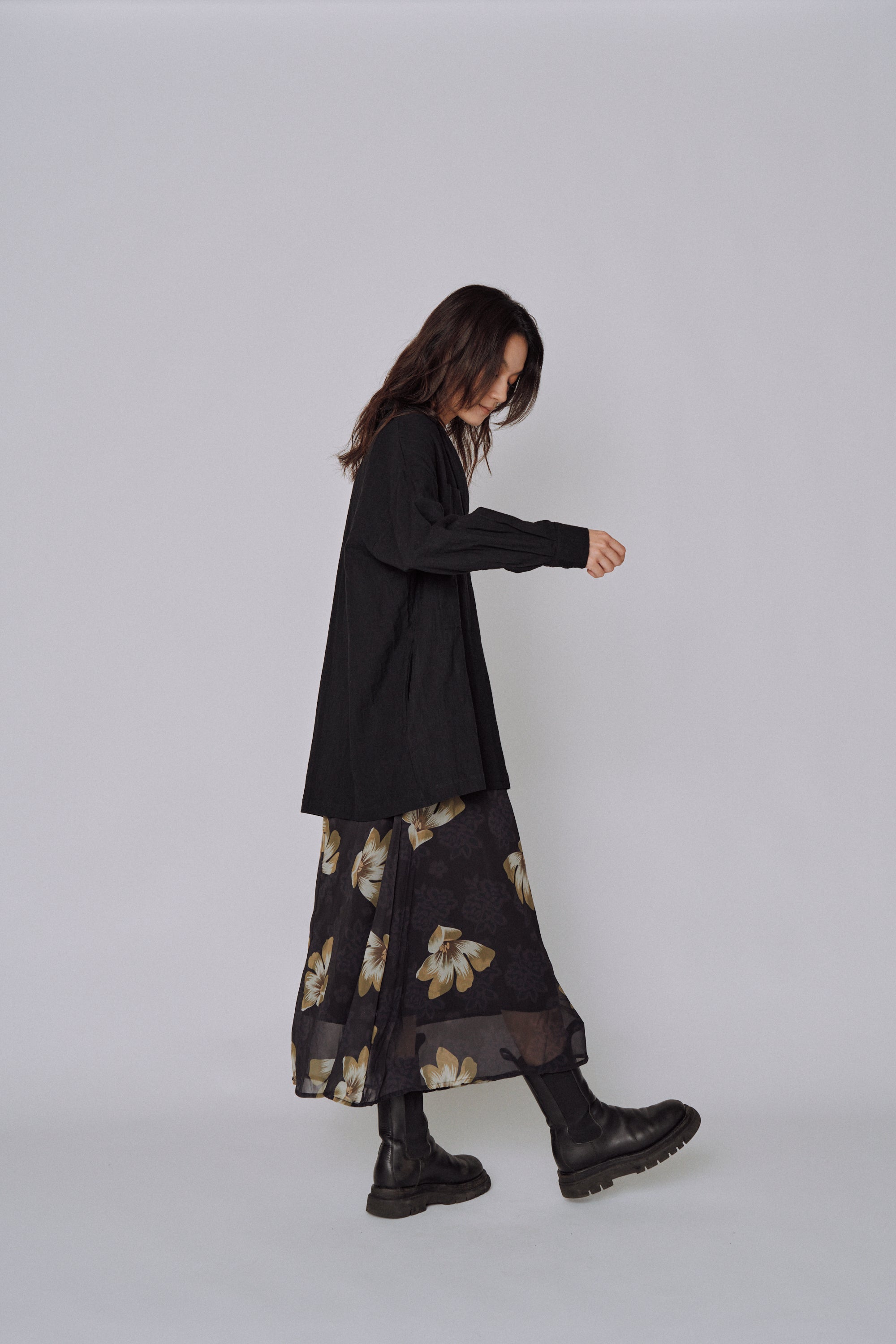 Moon Petal Slip Dress