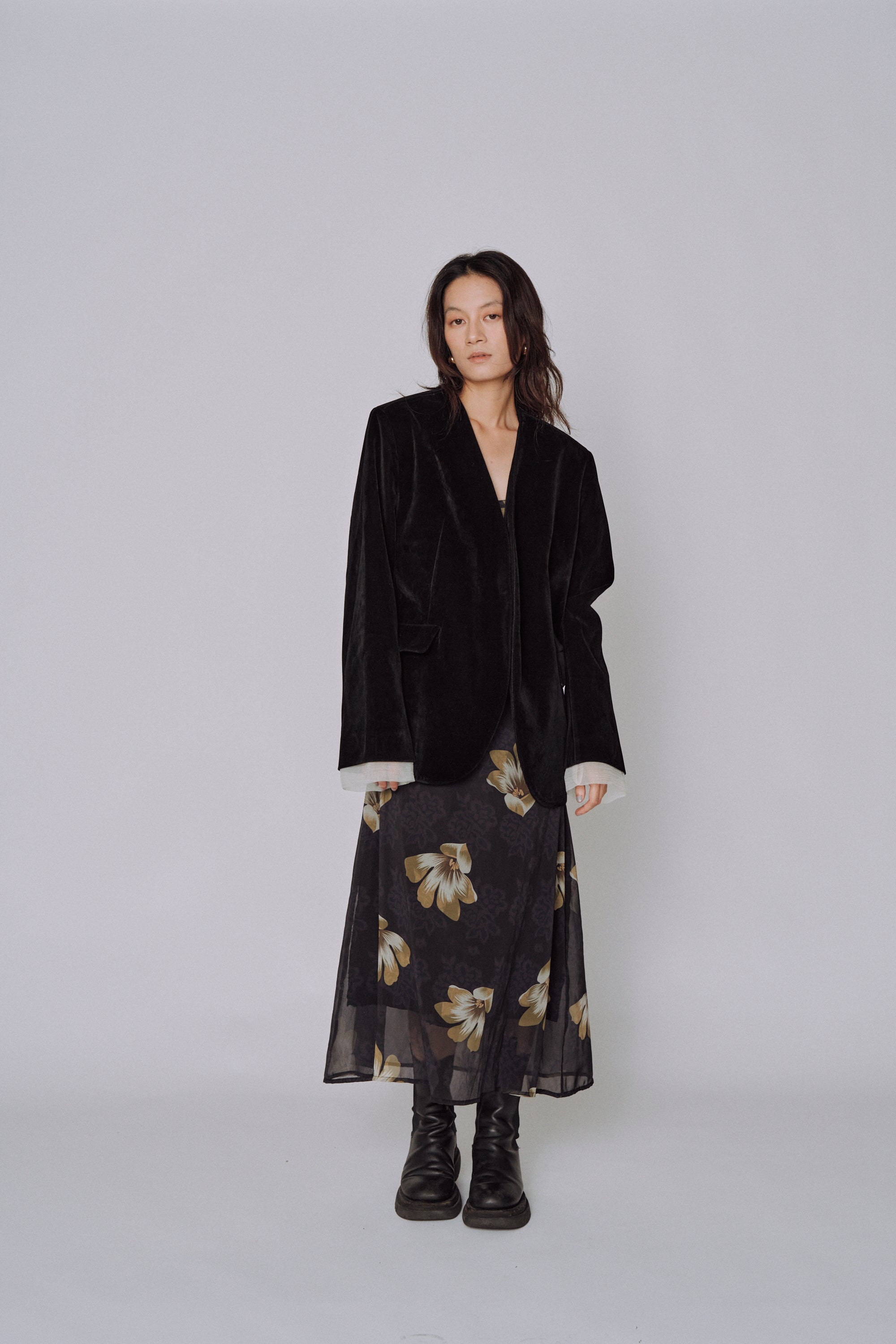 Moon Petal Slip Dress