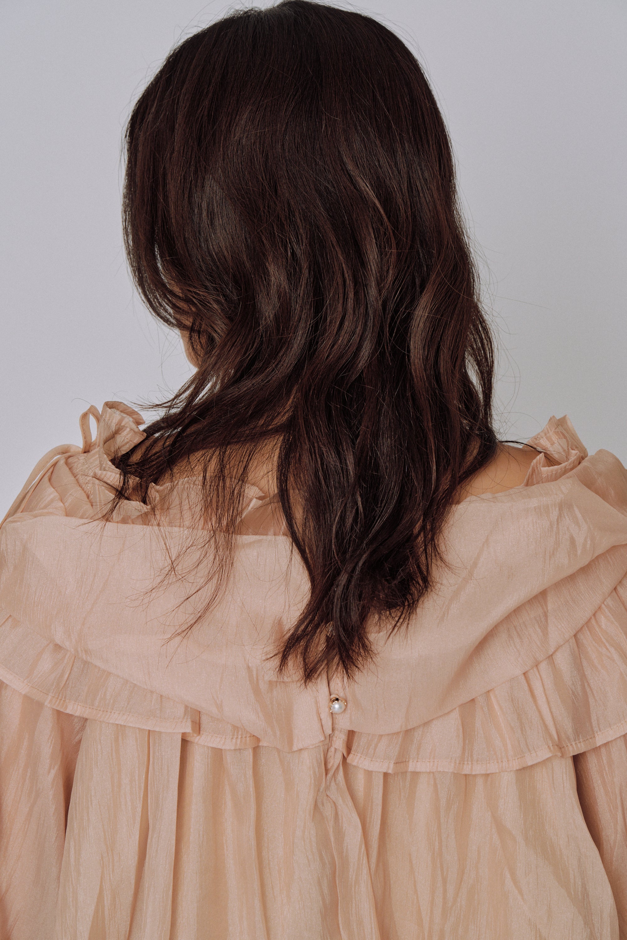 Cloud Ruffle Off-Shoulder Blouse