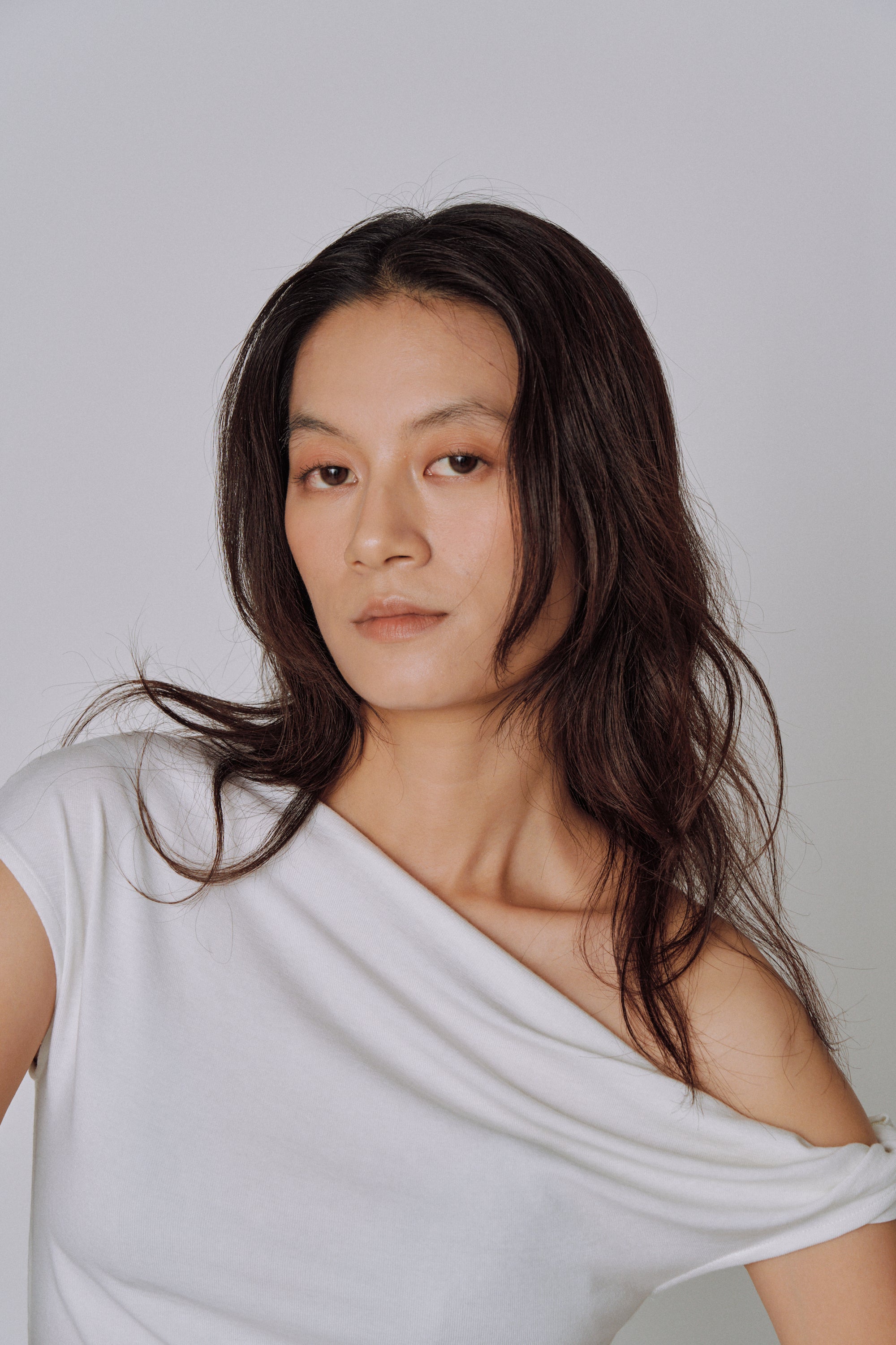 Asymmetry Drape Top