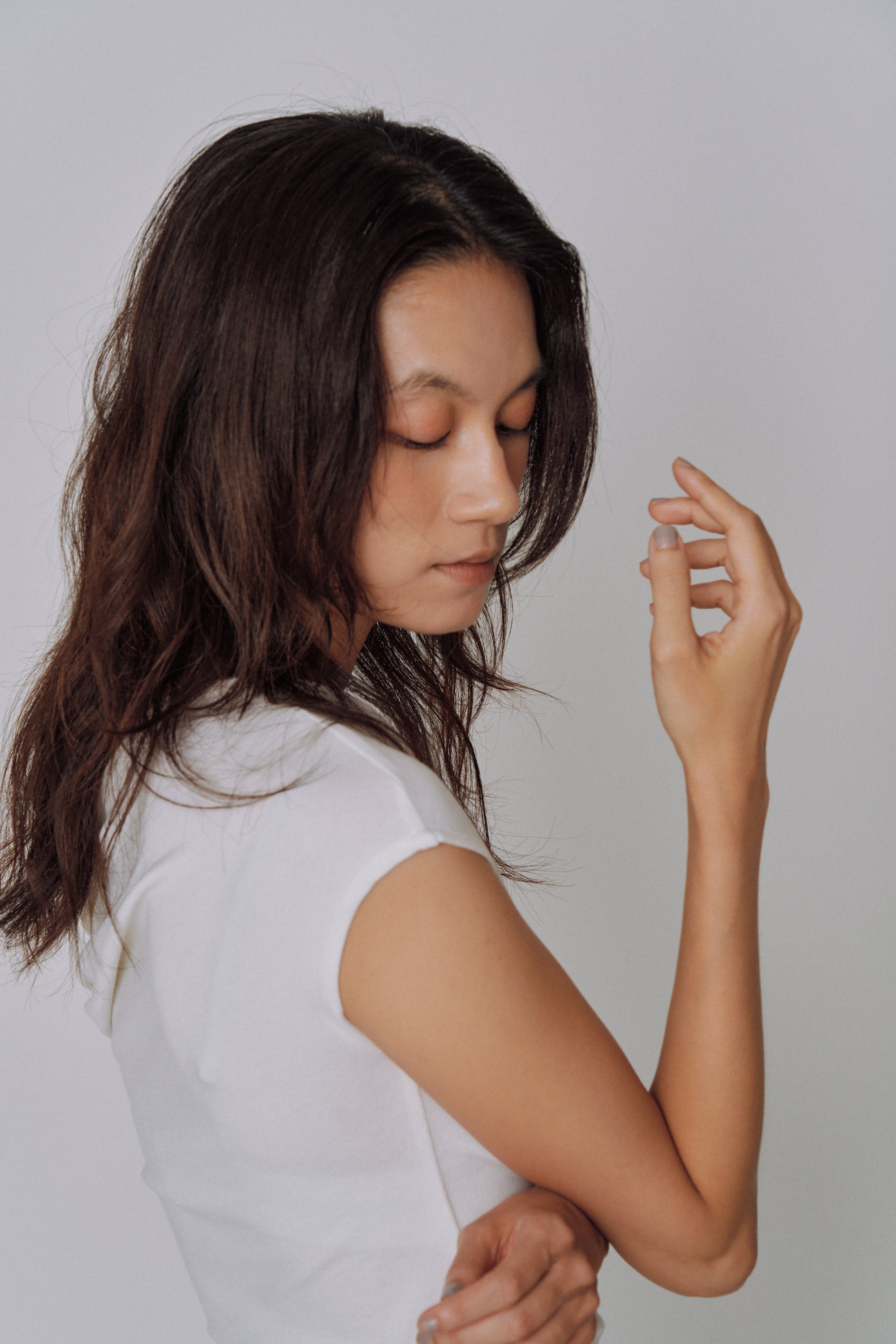 Asymmetry Drape Top