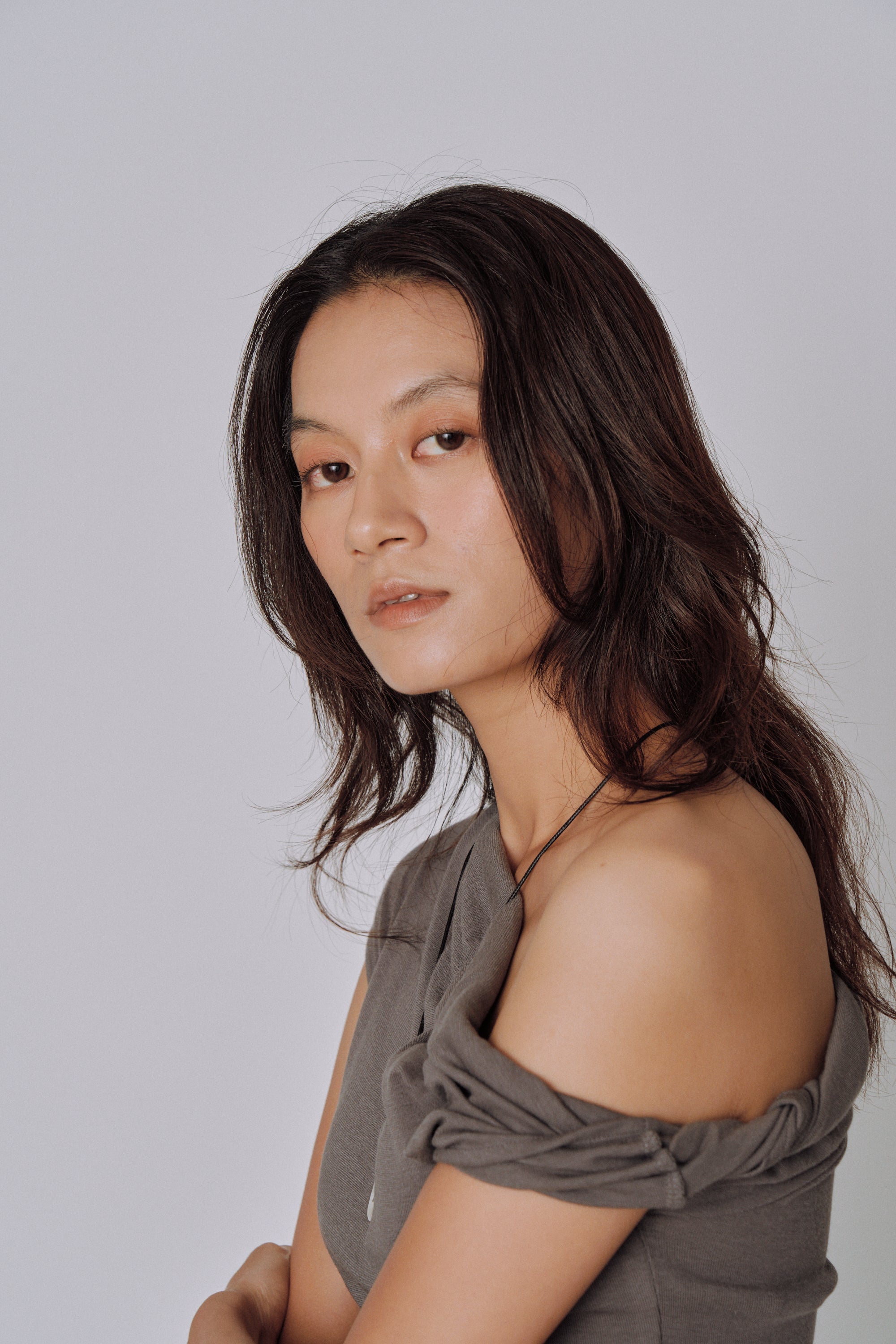 Asymmetry Drape Top