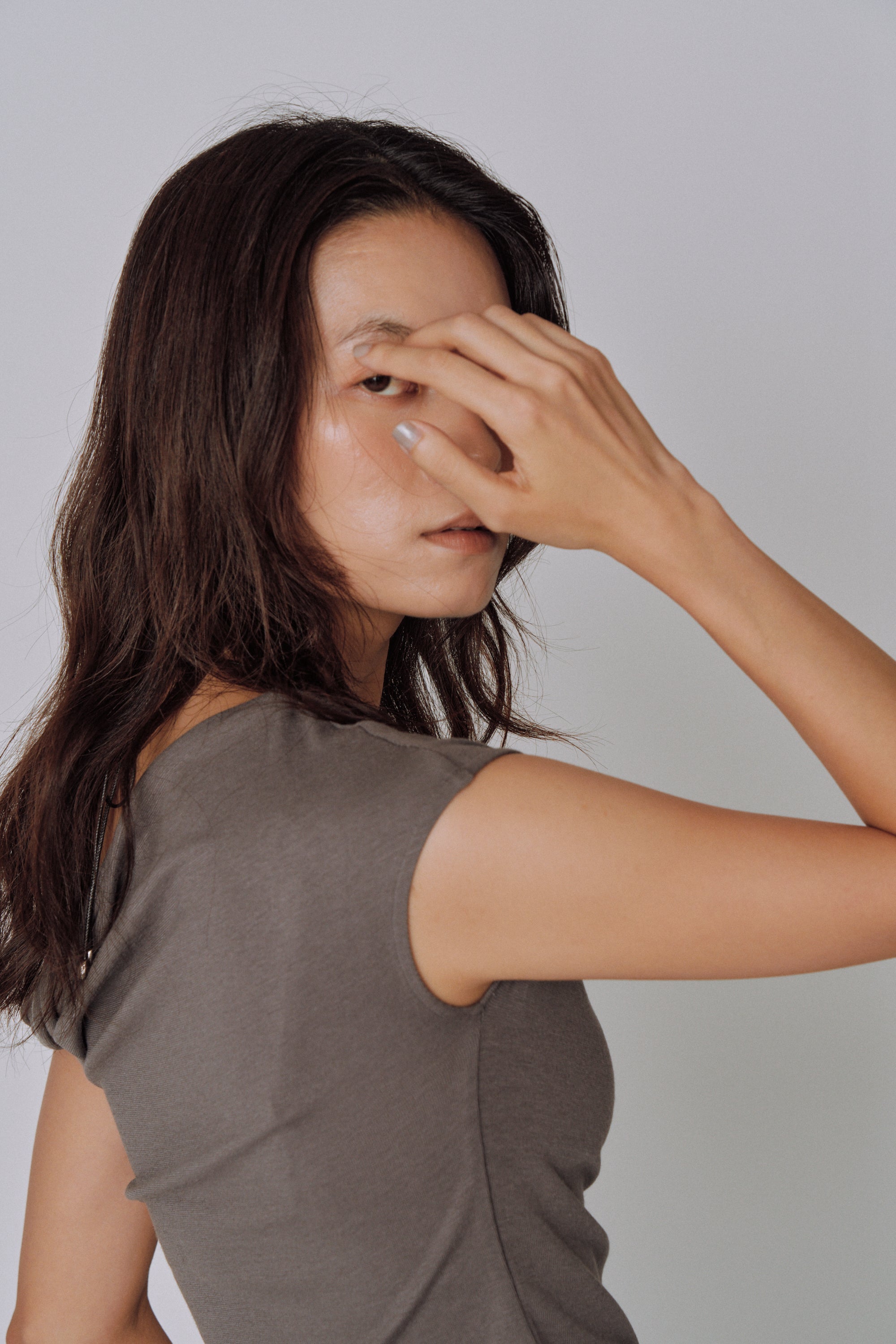 Asymmetry Drape Top