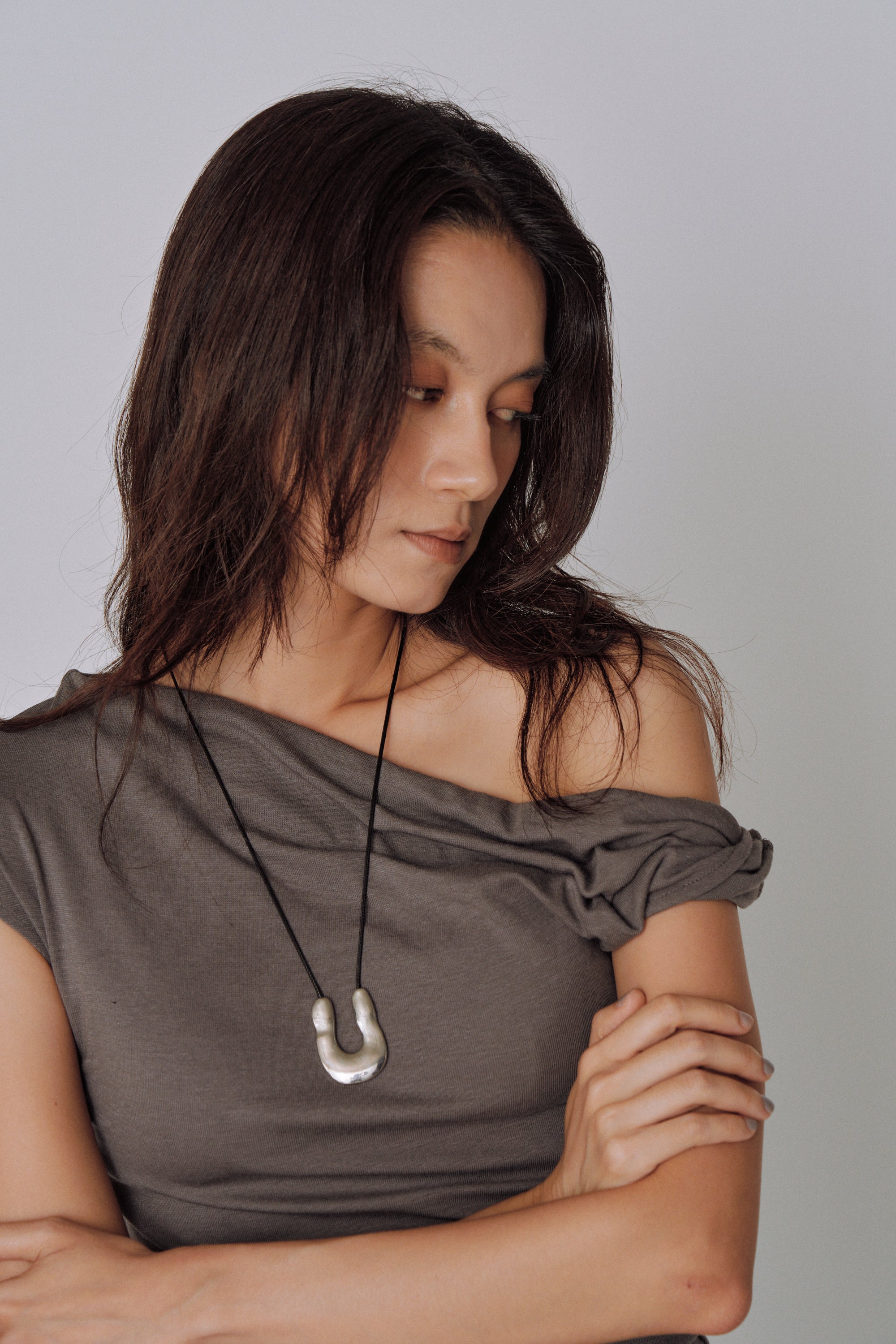 Asymmetry Drape Top