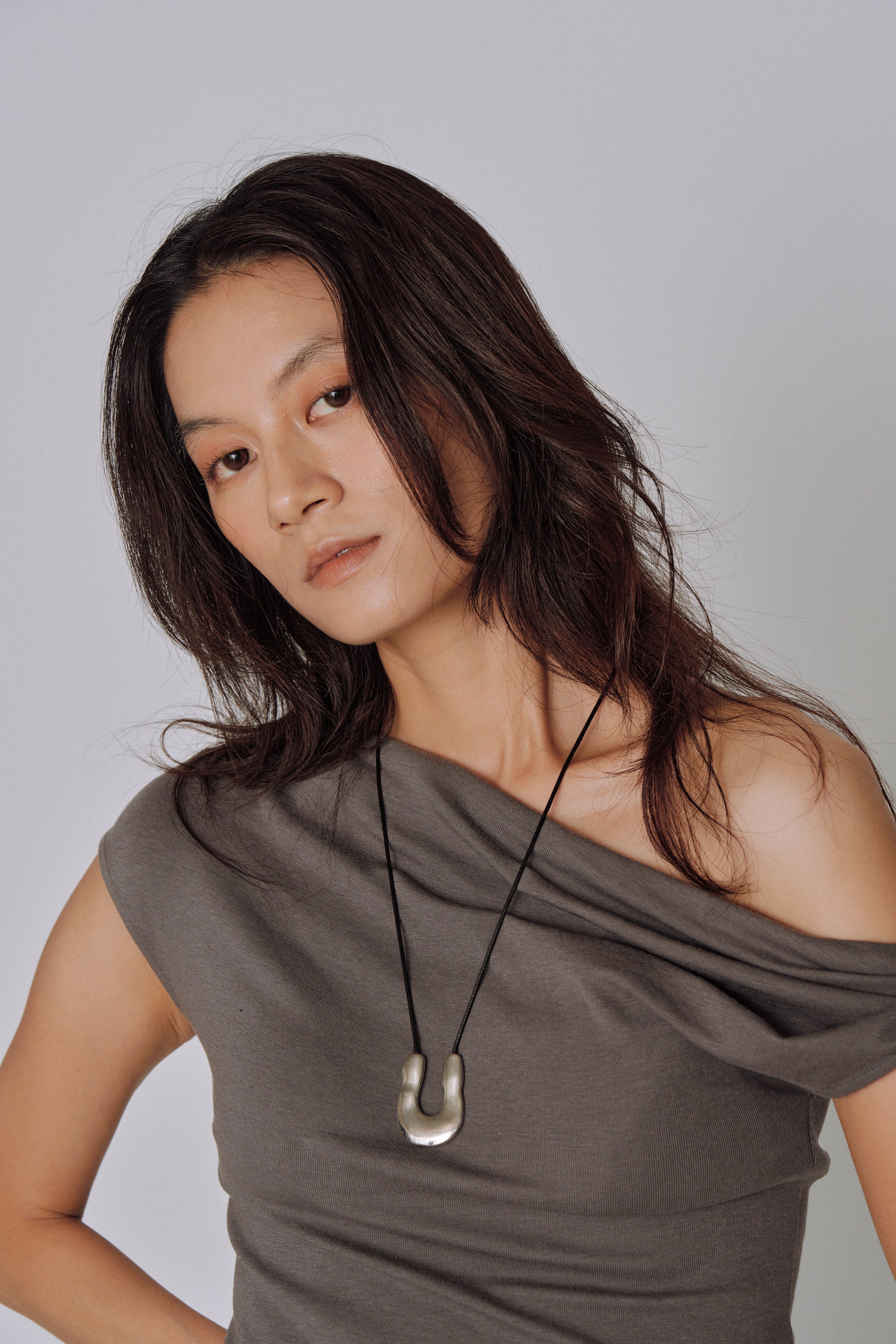 Asymmetry Drape Top