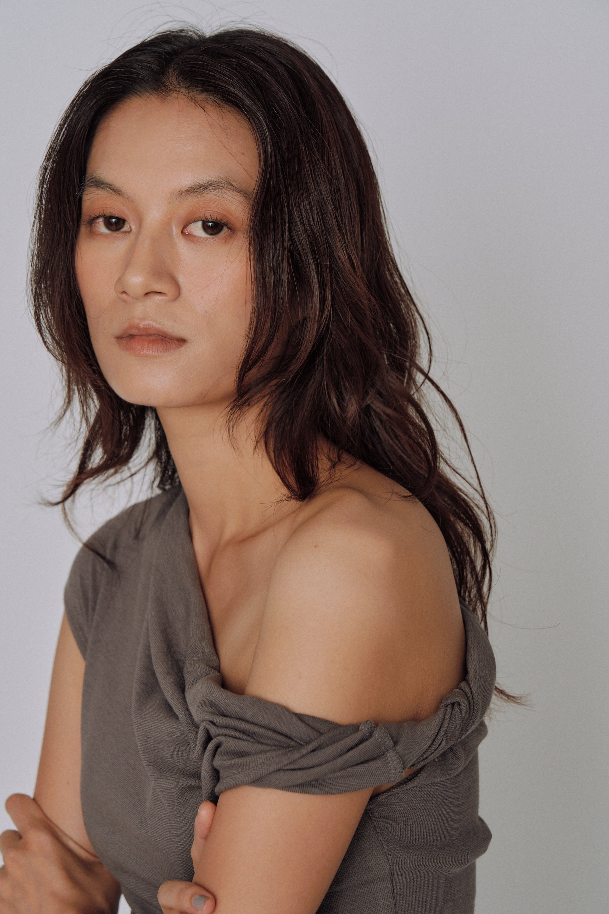 Asymmetry Drape Top