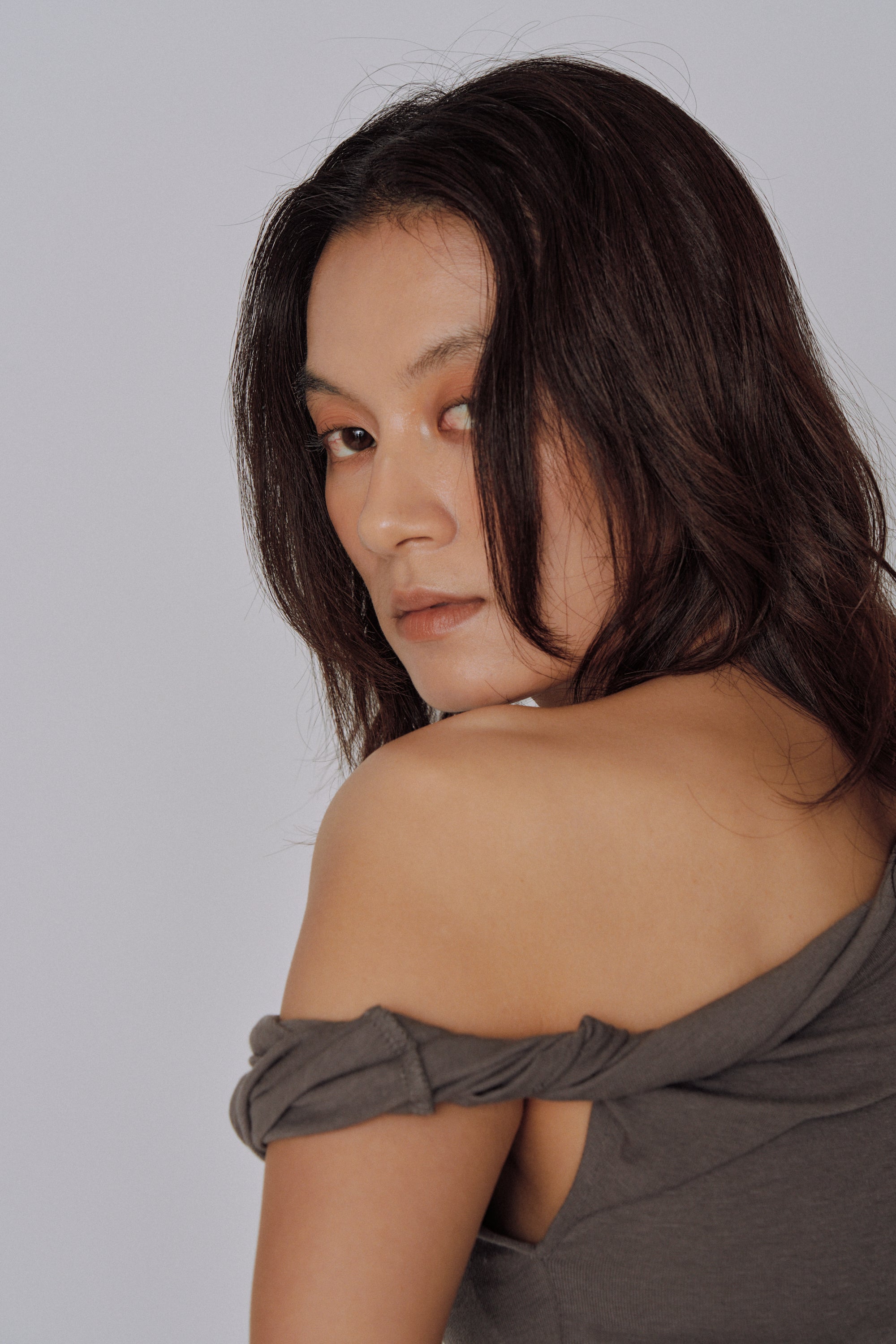 Asymmetry Drape Top