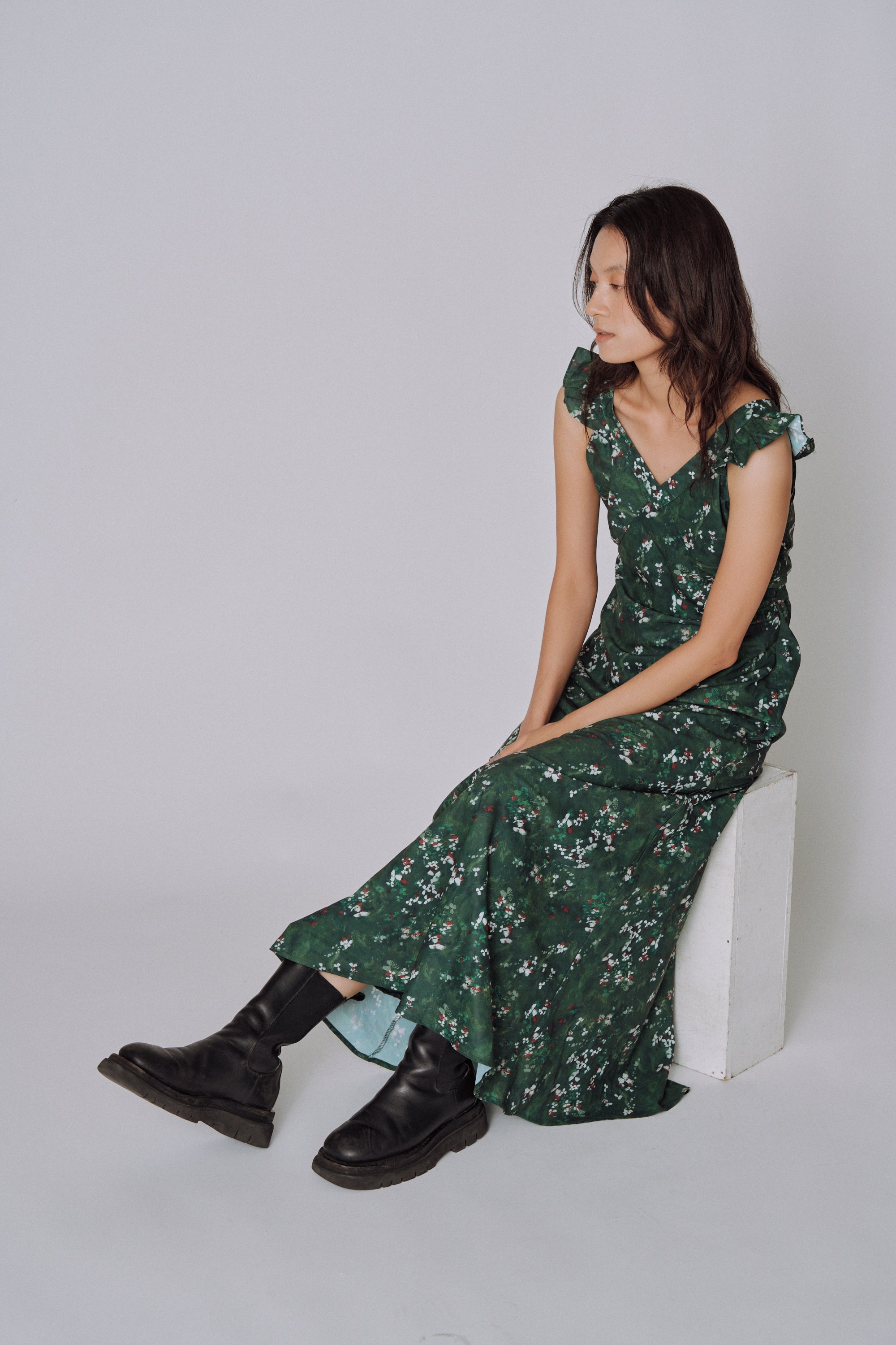 Botanical Flow Dress