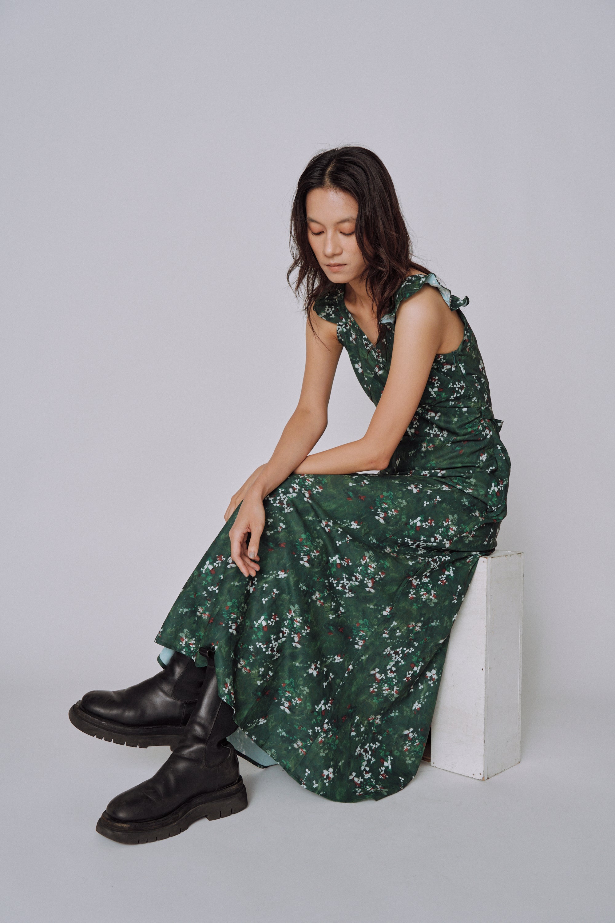Botanical Flow Dress