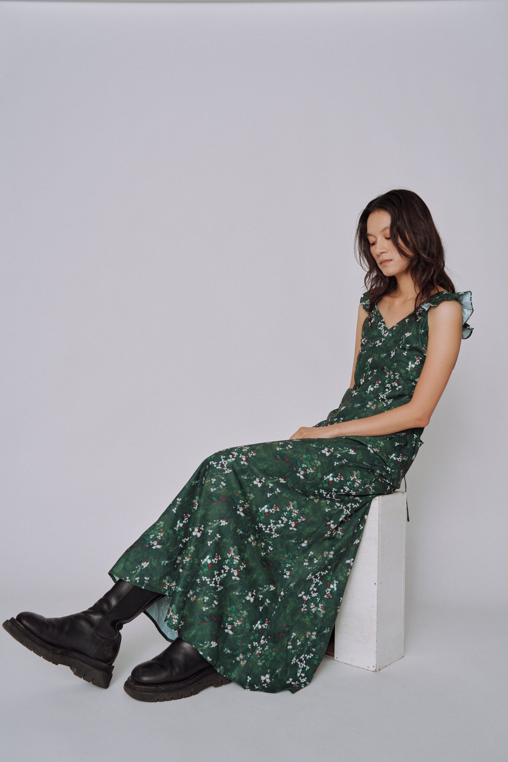 Botanical Flow Dress