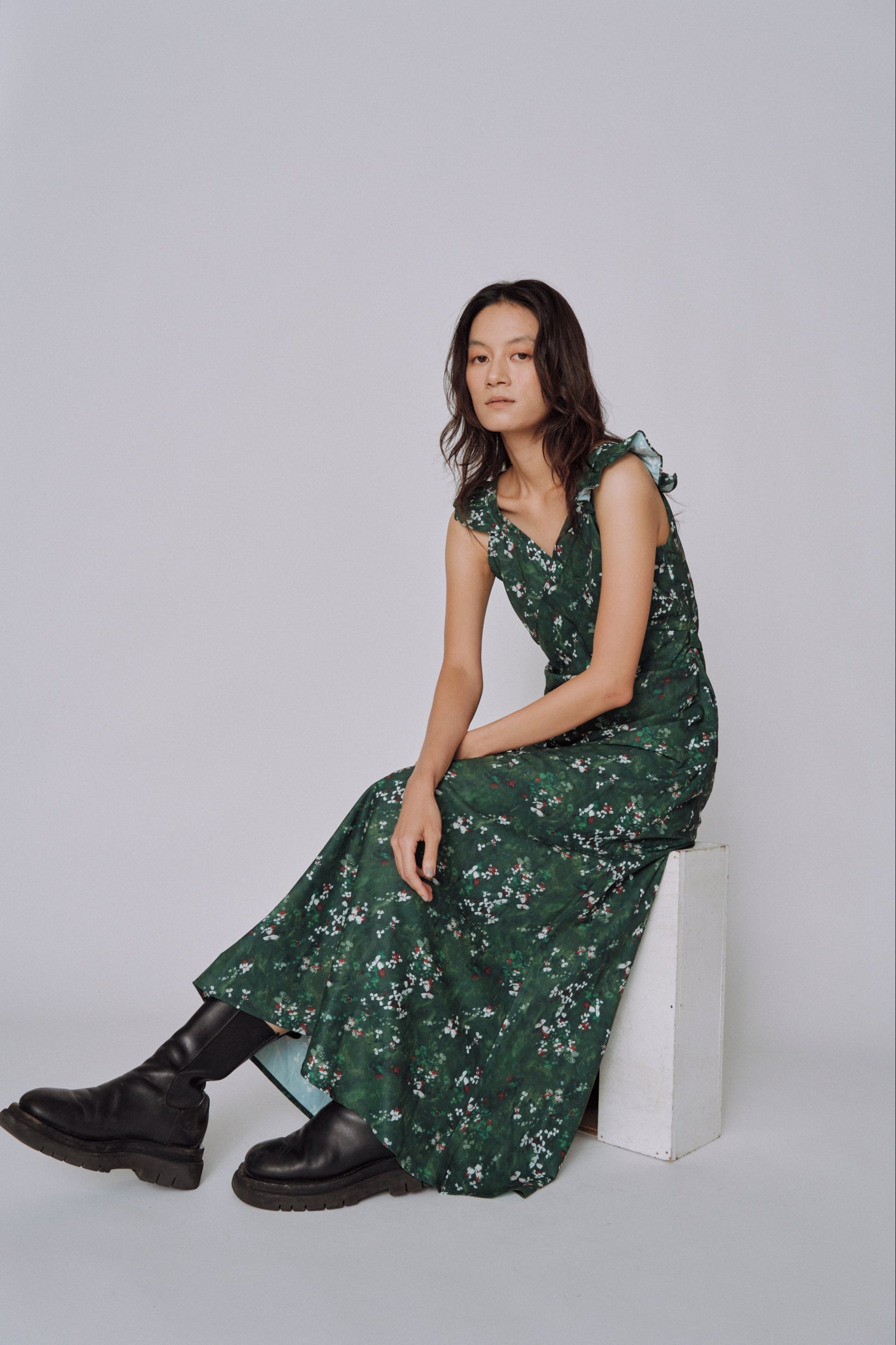 Botanical Flow Dress