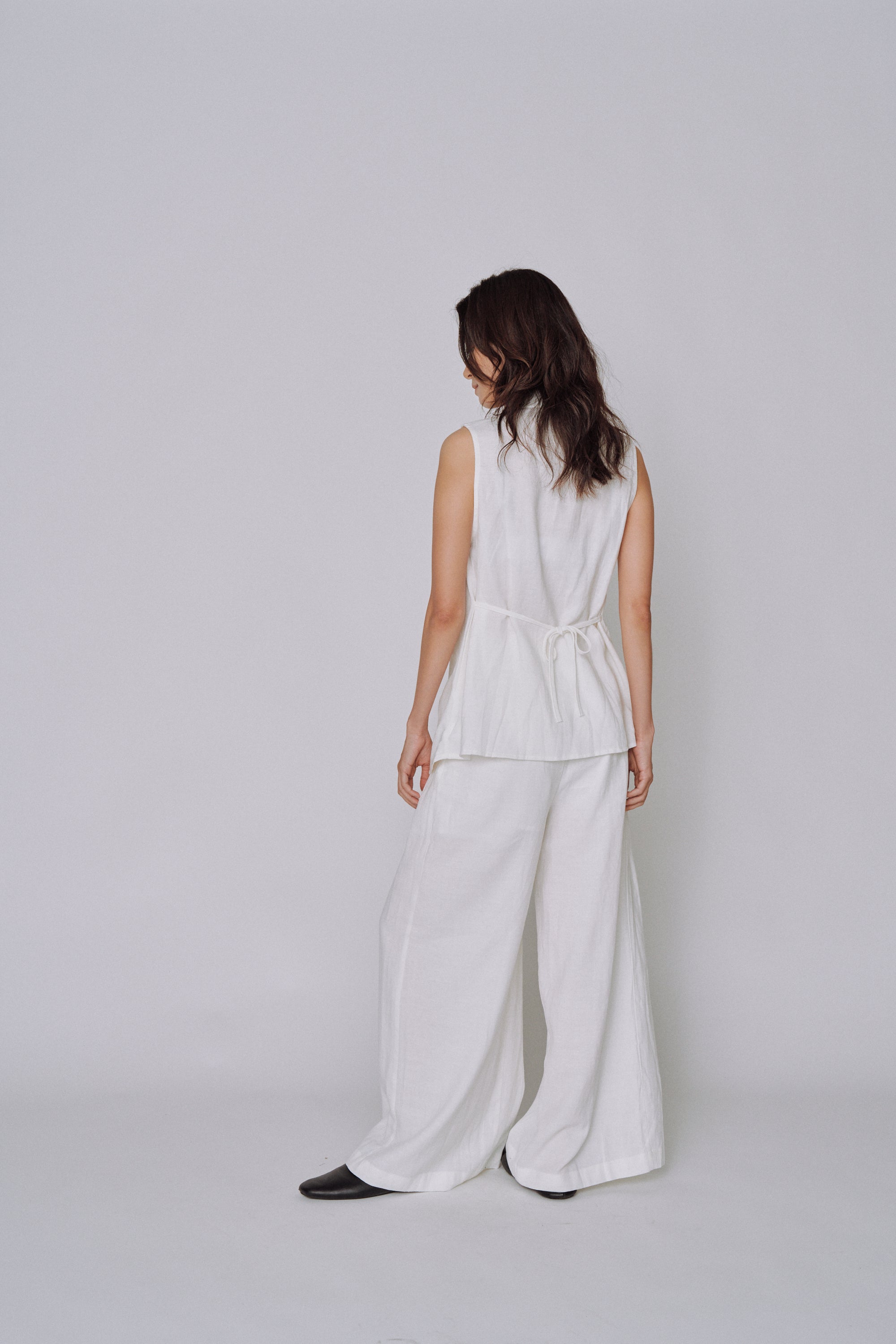 Twist Front Linen Set