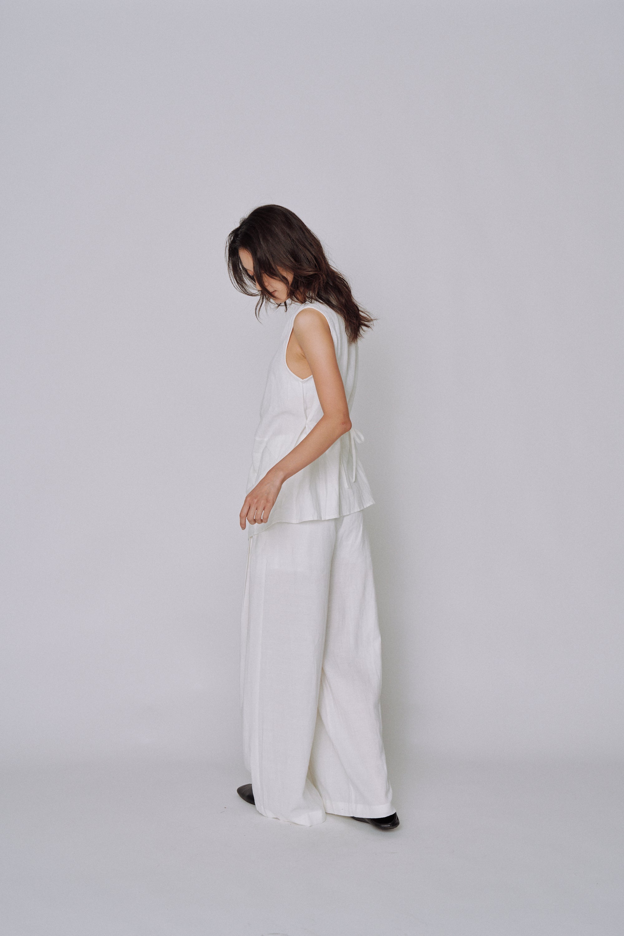 Twist Front Linen Set