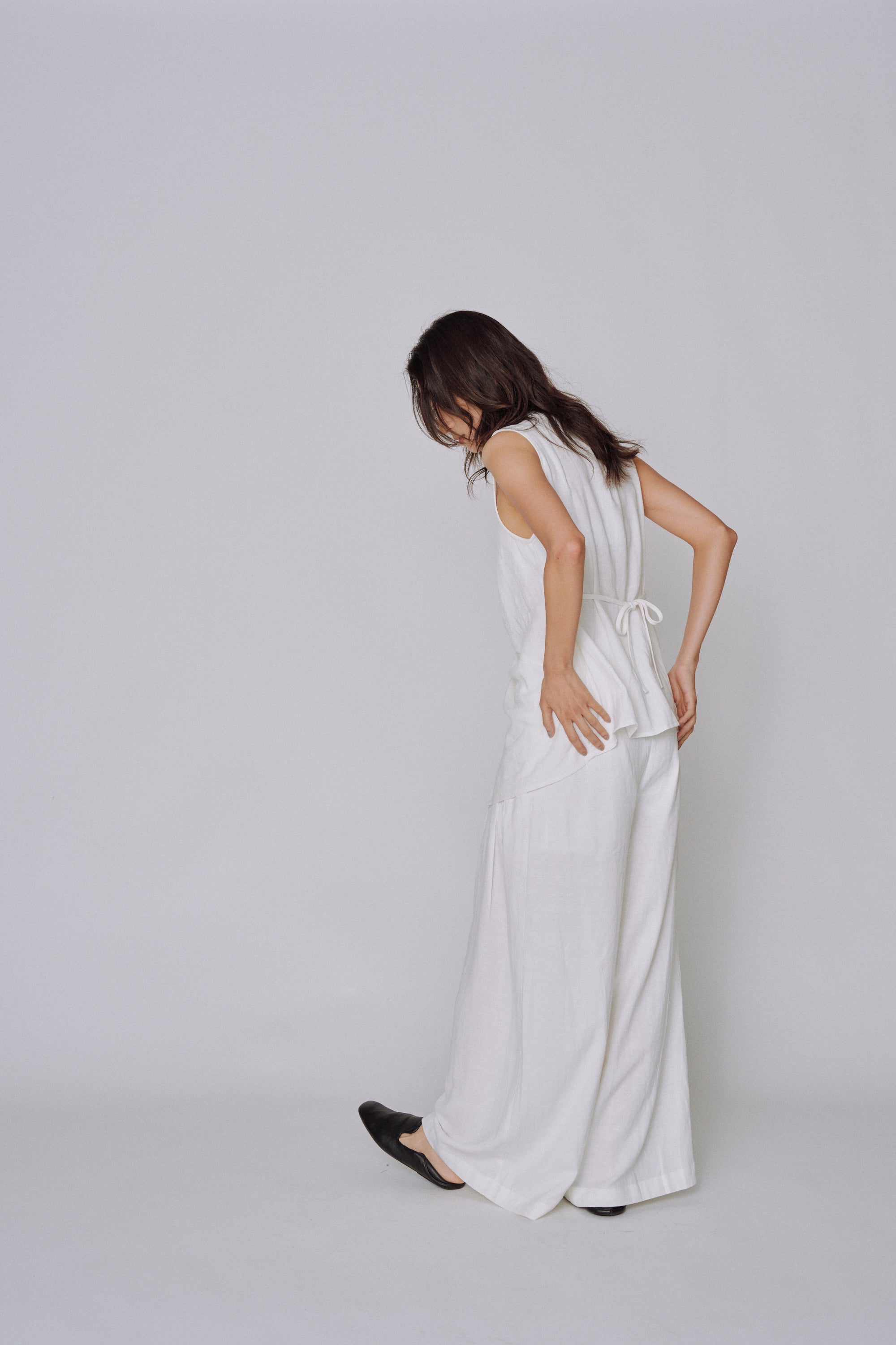 Twist Front Linen Set