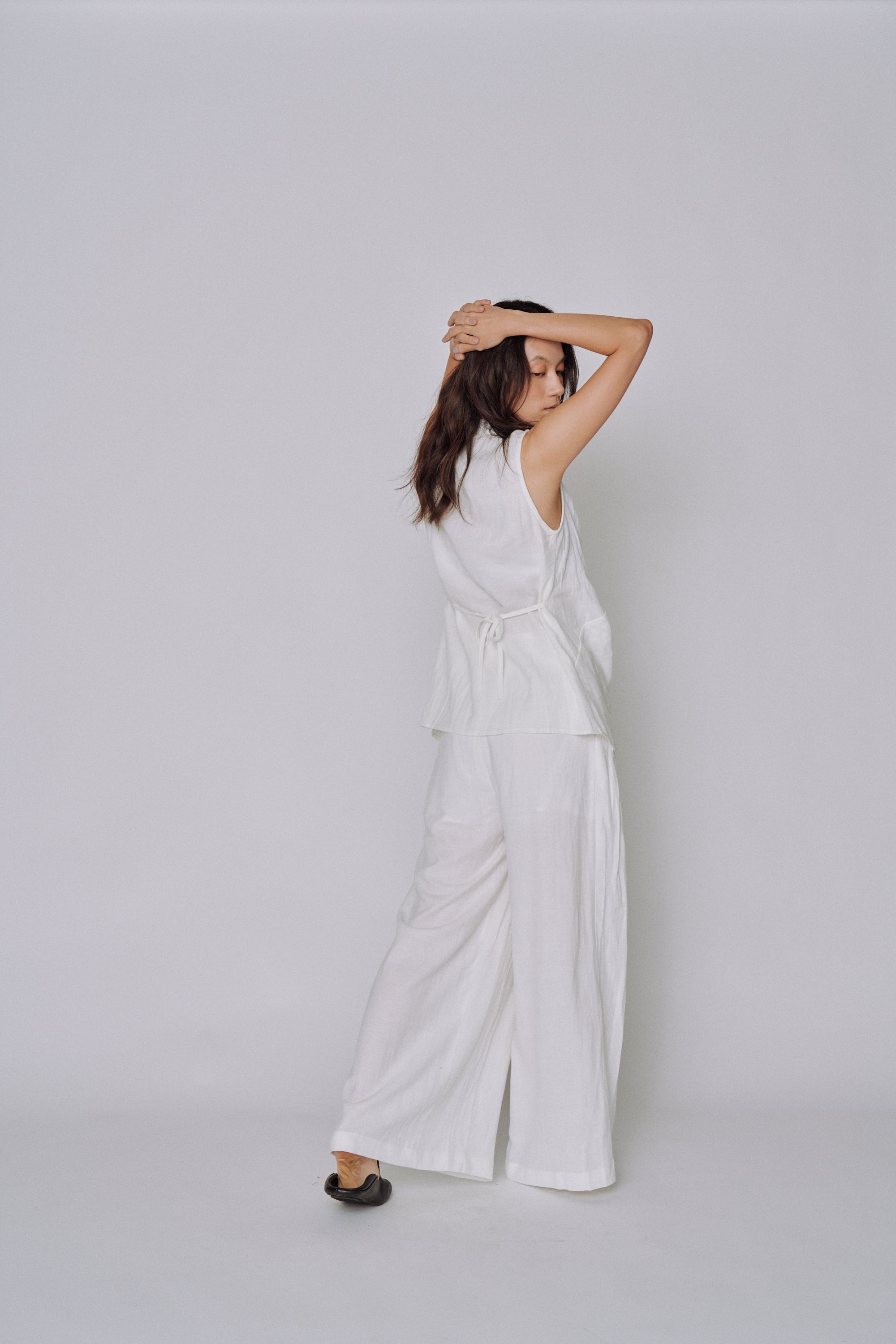 Twist Front Linen Set