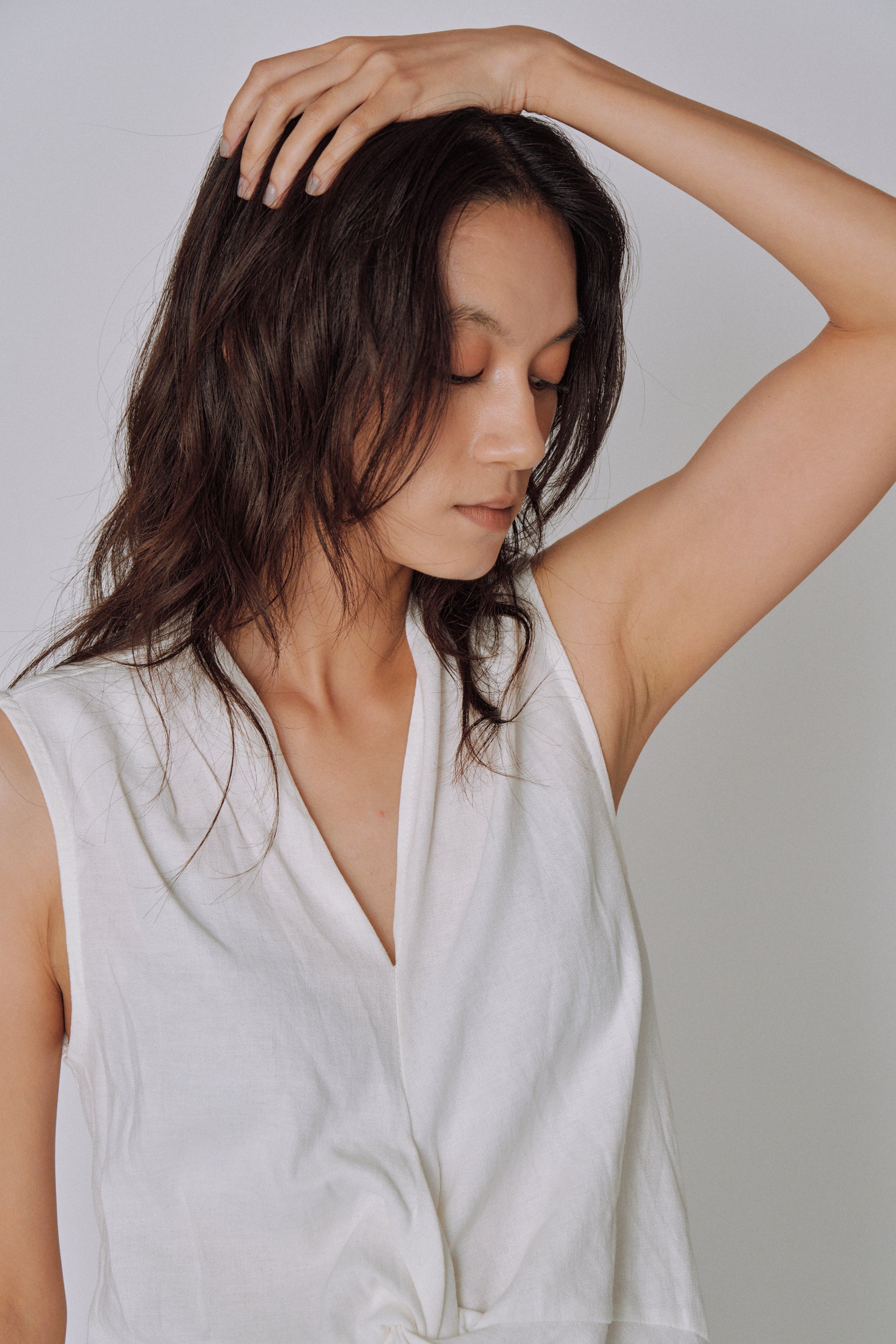 Twist Front Linen Set
