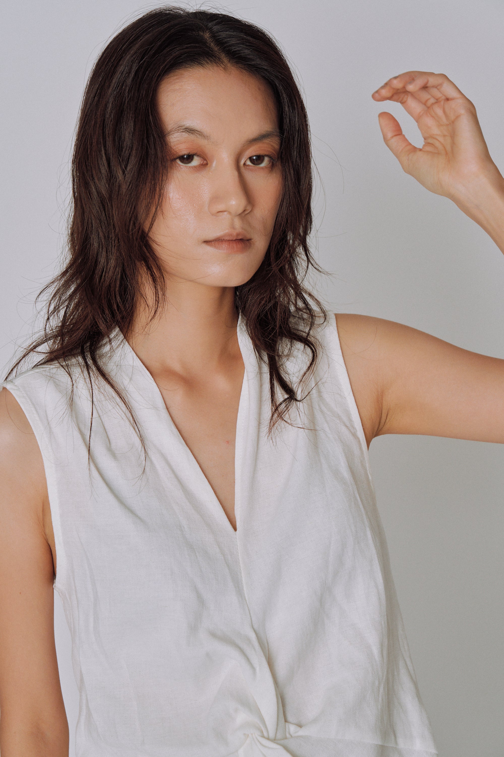 Twist Front Linen Set