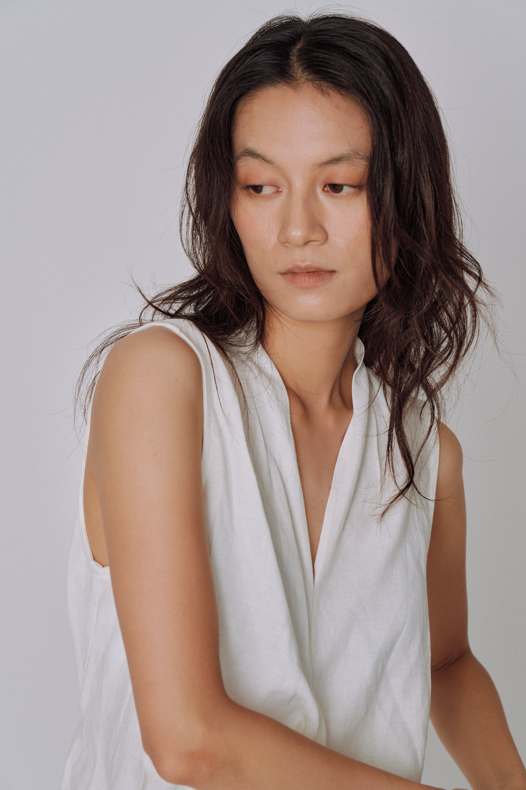 Twist Front Linen Set