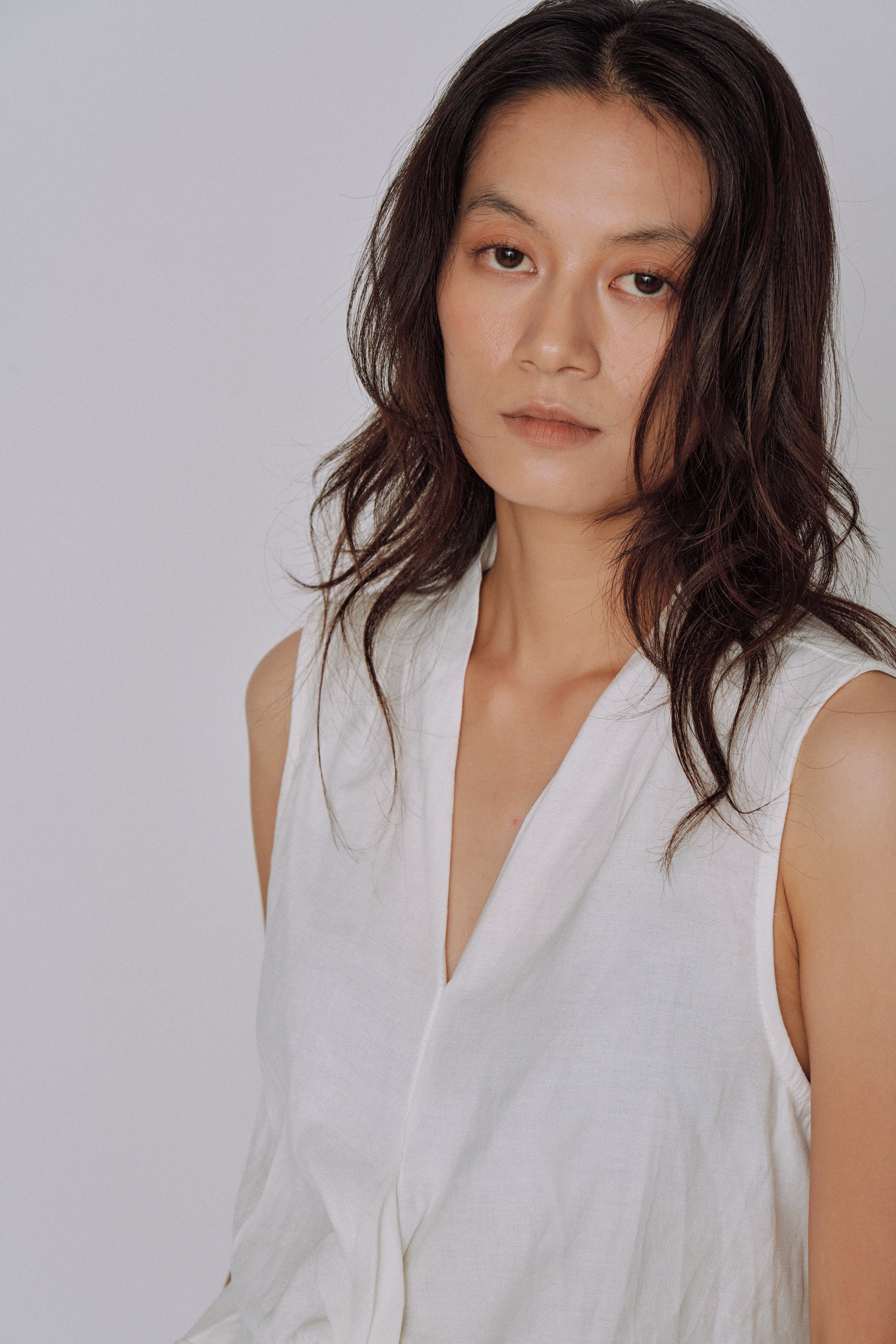 Twist Front Linen Set