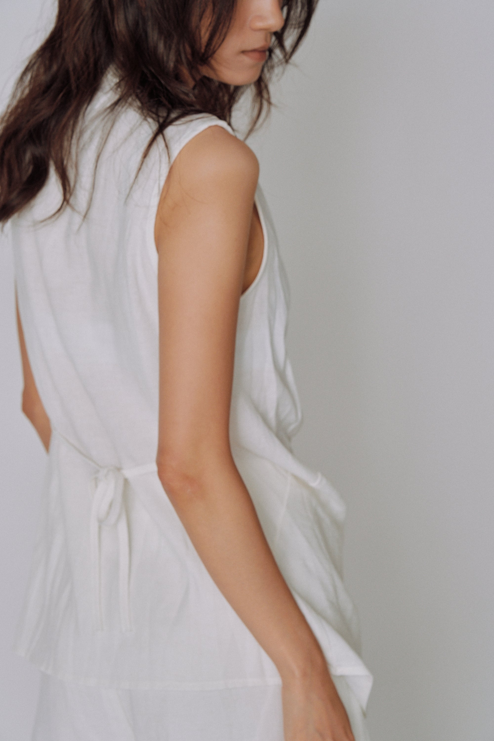 Twist Front Linen Set