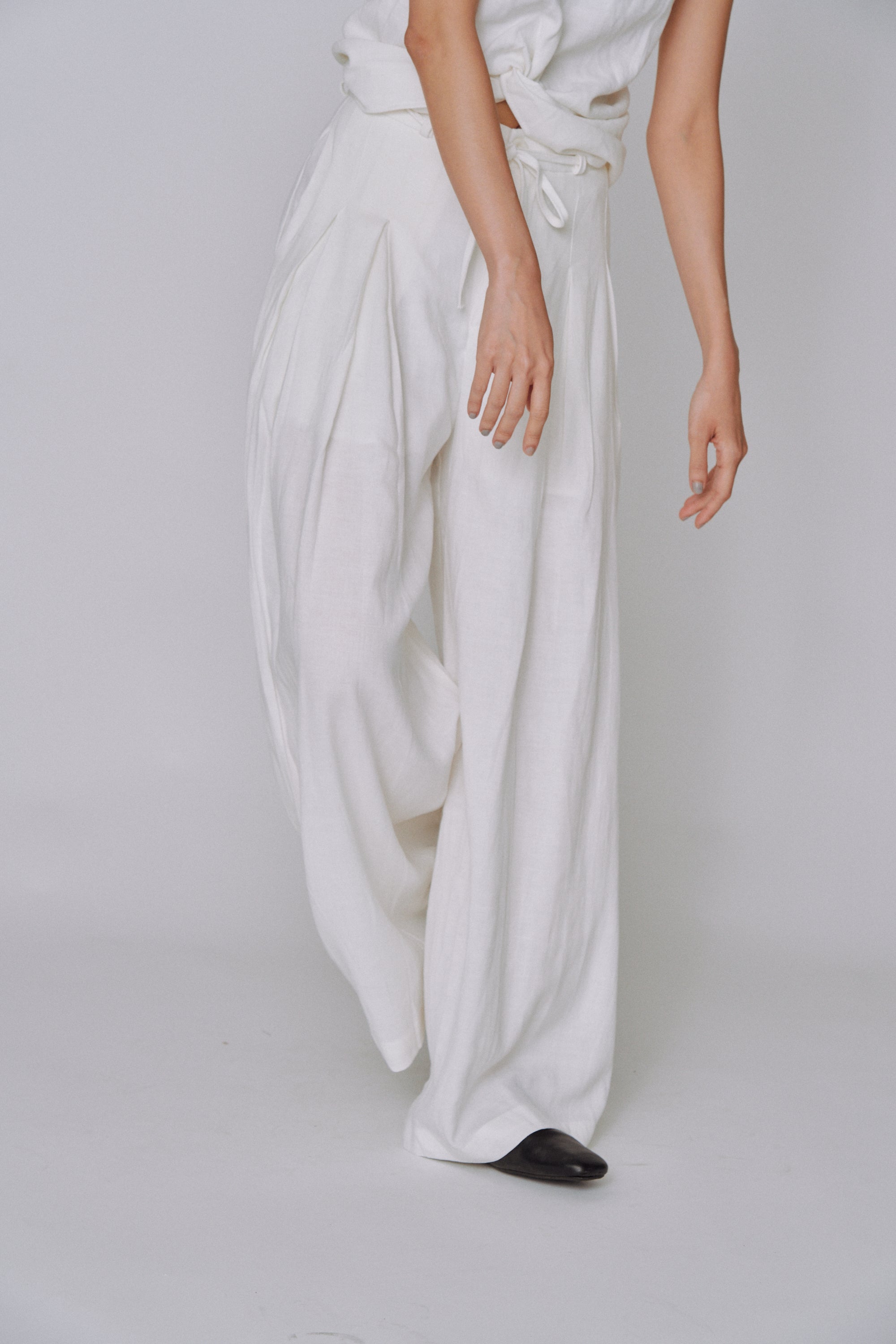 Twist Front Linen Set