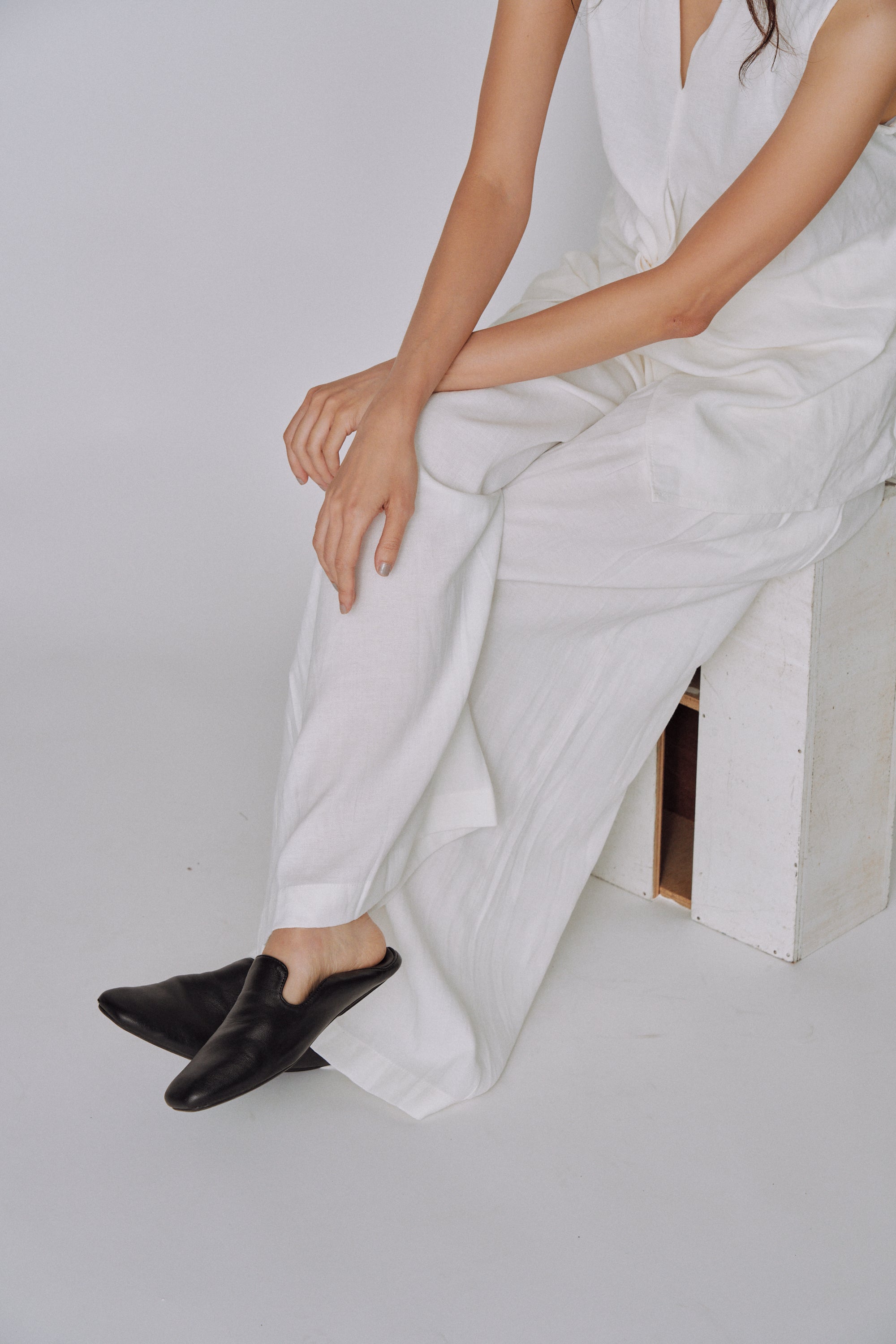 Twist Front Linen Set