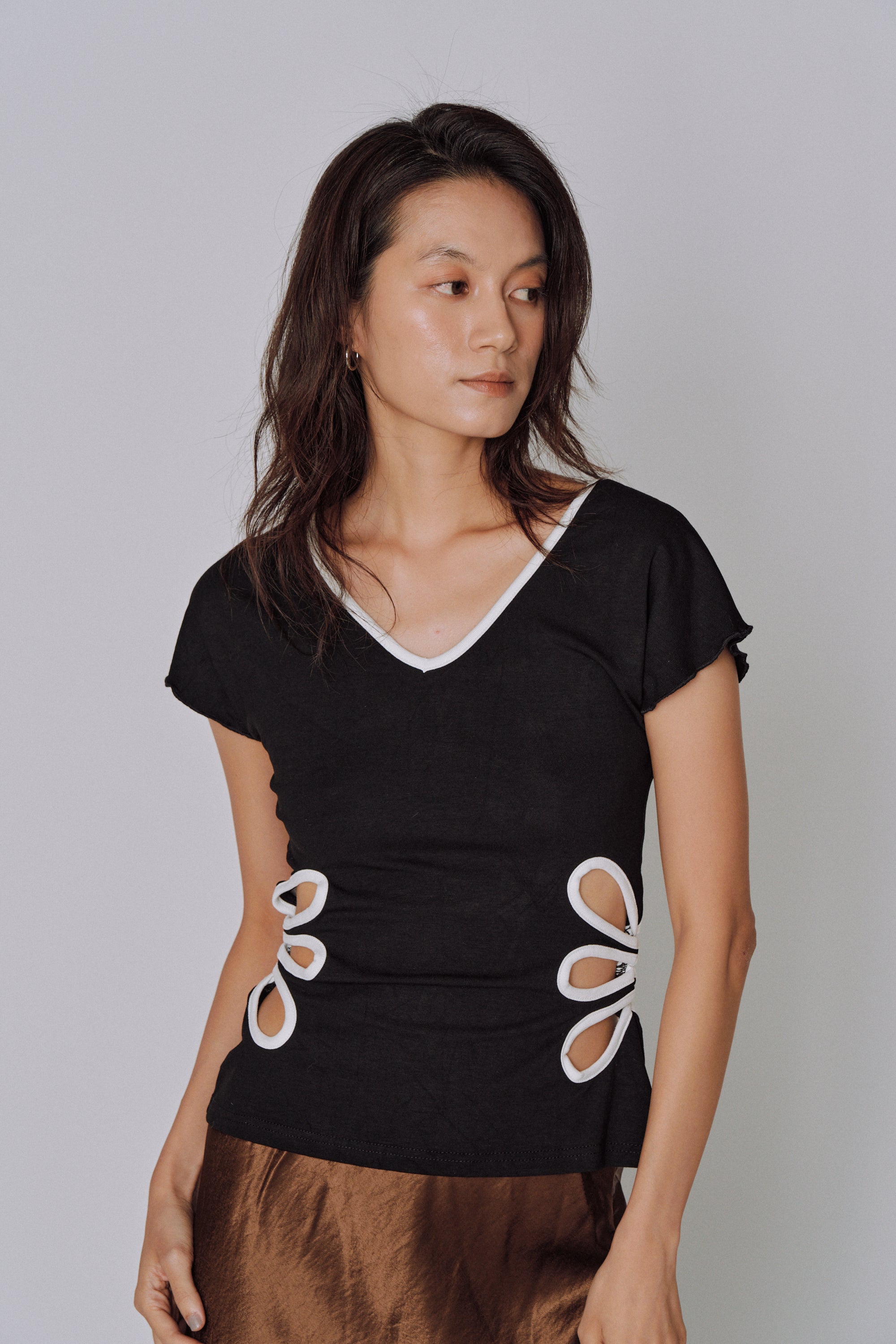 Petal Cut-Out Top