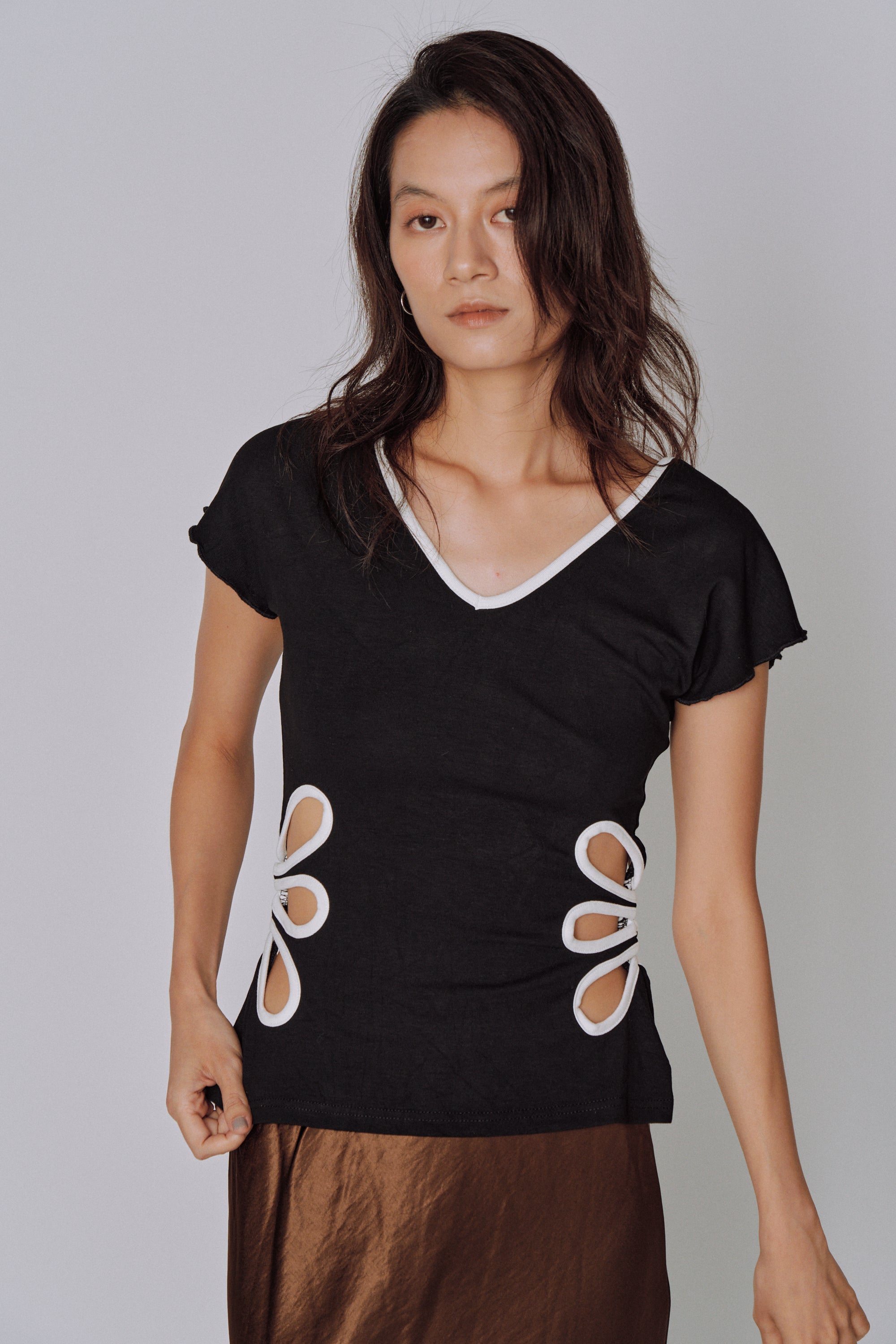 Petal Cut-Out Top