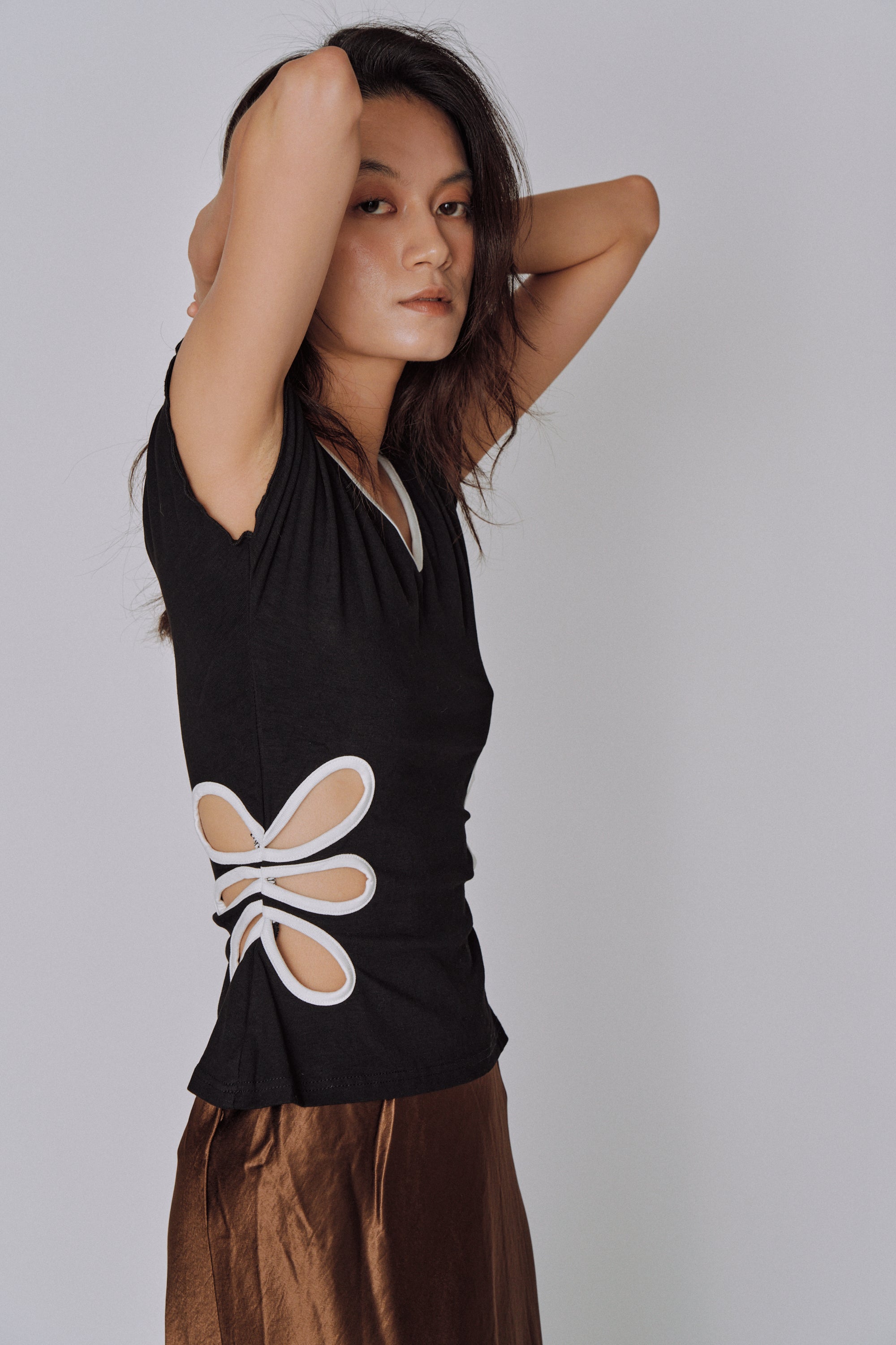 Petal Cut-Out Top