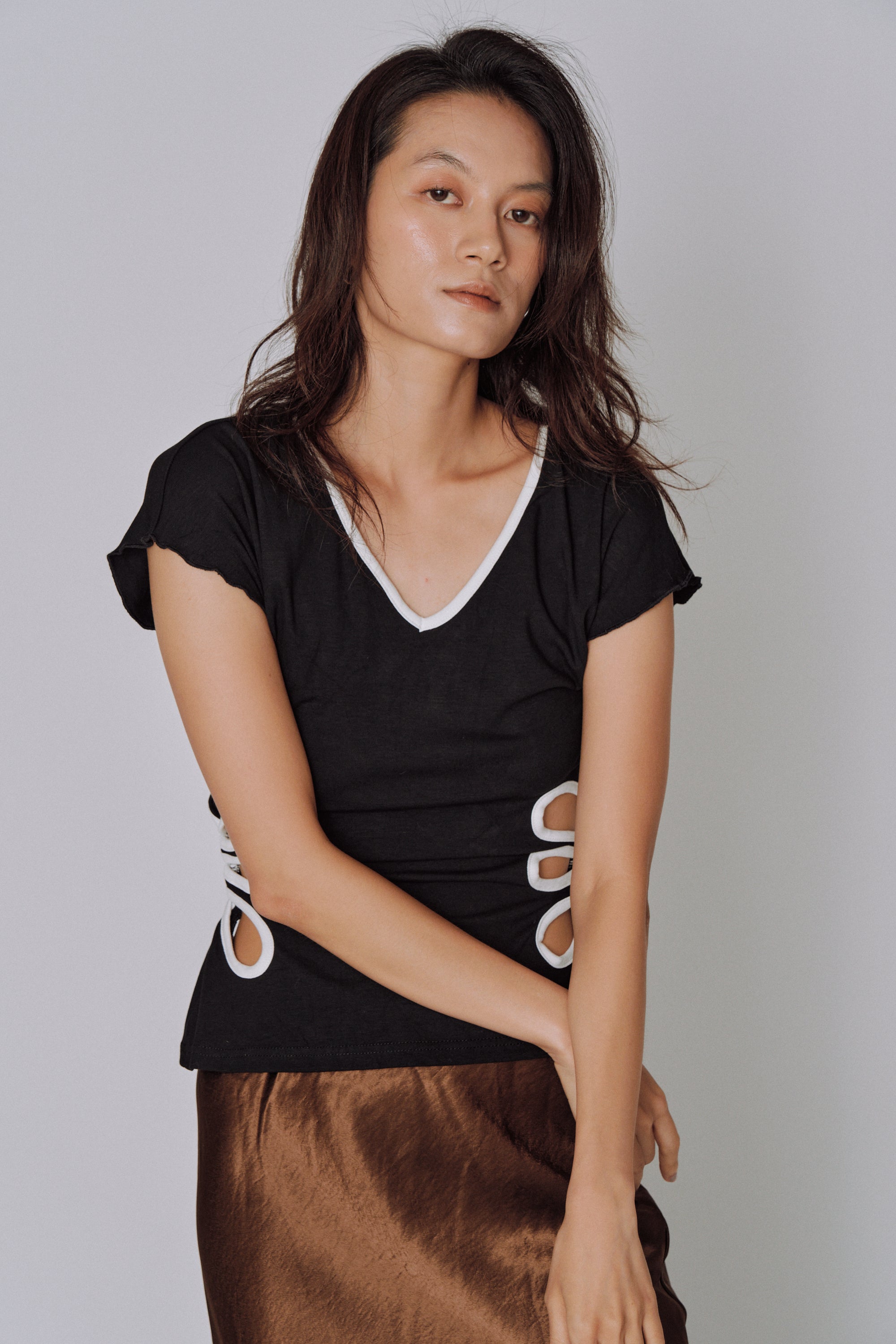 Petal Cut-Out Top
