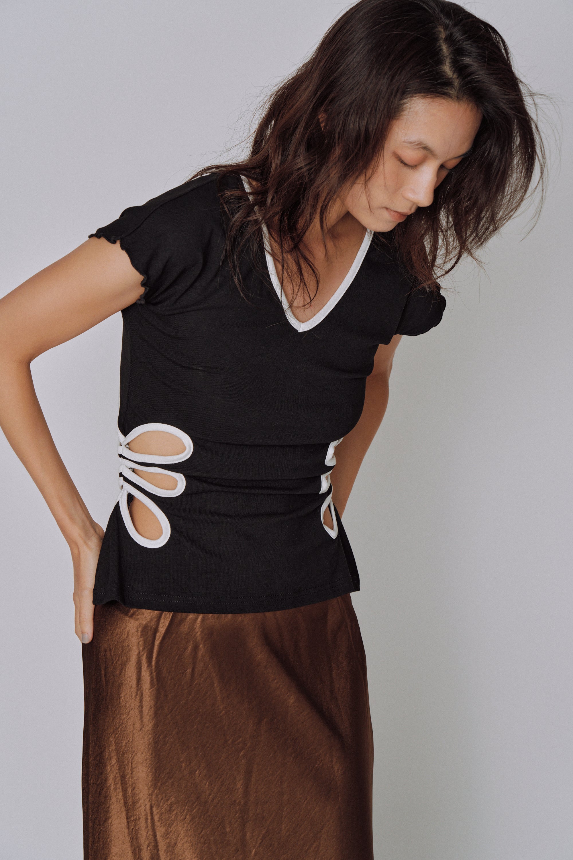 Petal Cut-Out Top
