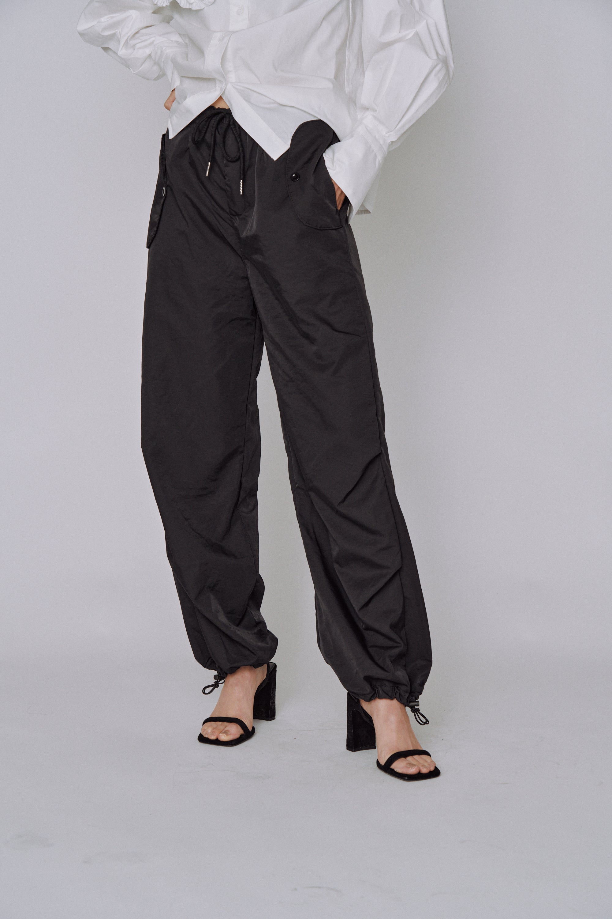 Urban Flow Nylon Cargo Pants