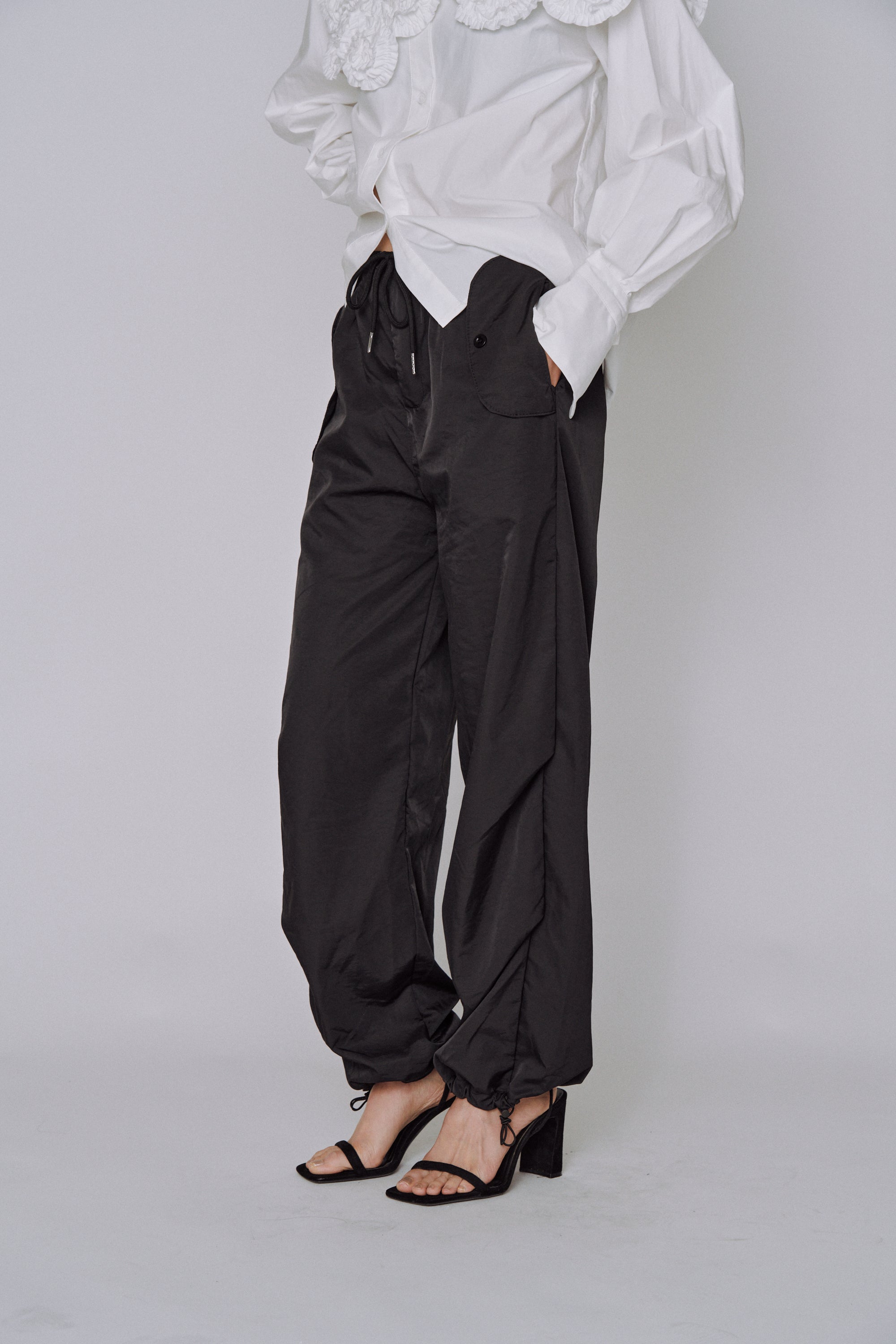 Urban Flow Nylon Cargo Pants