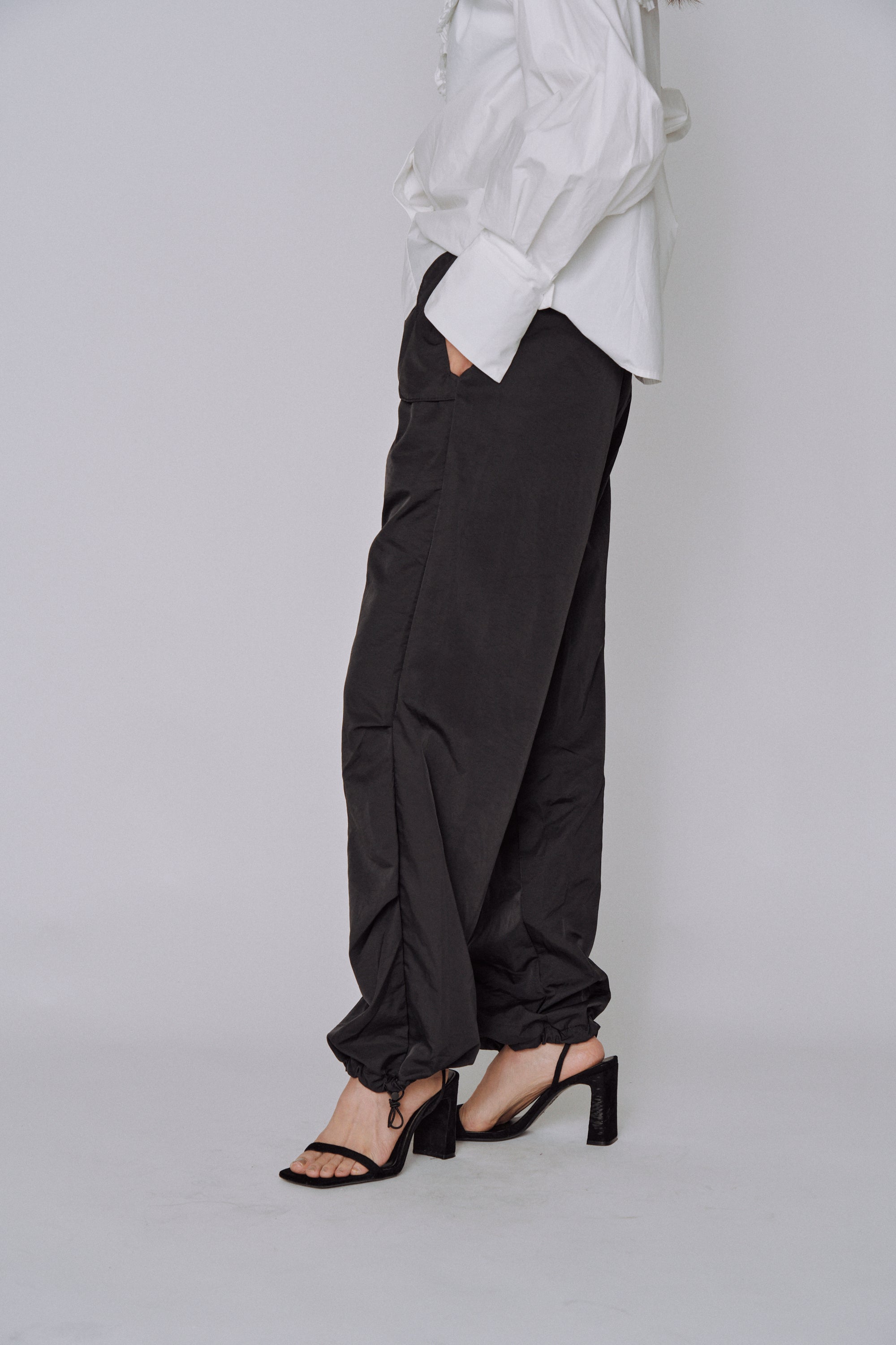 Urban Flow Nylon Cargo Pants