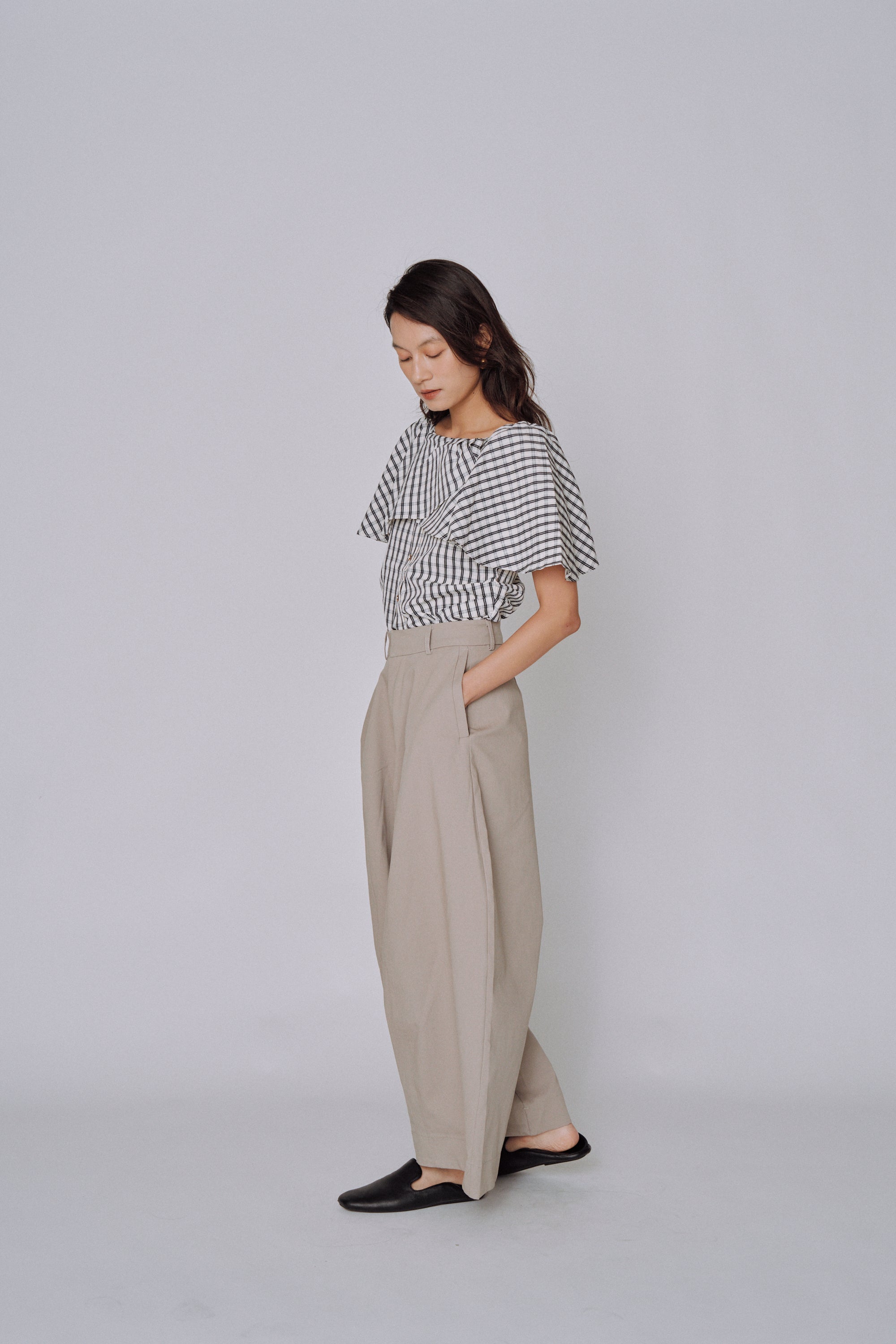 Volume Tailored Wide Pants