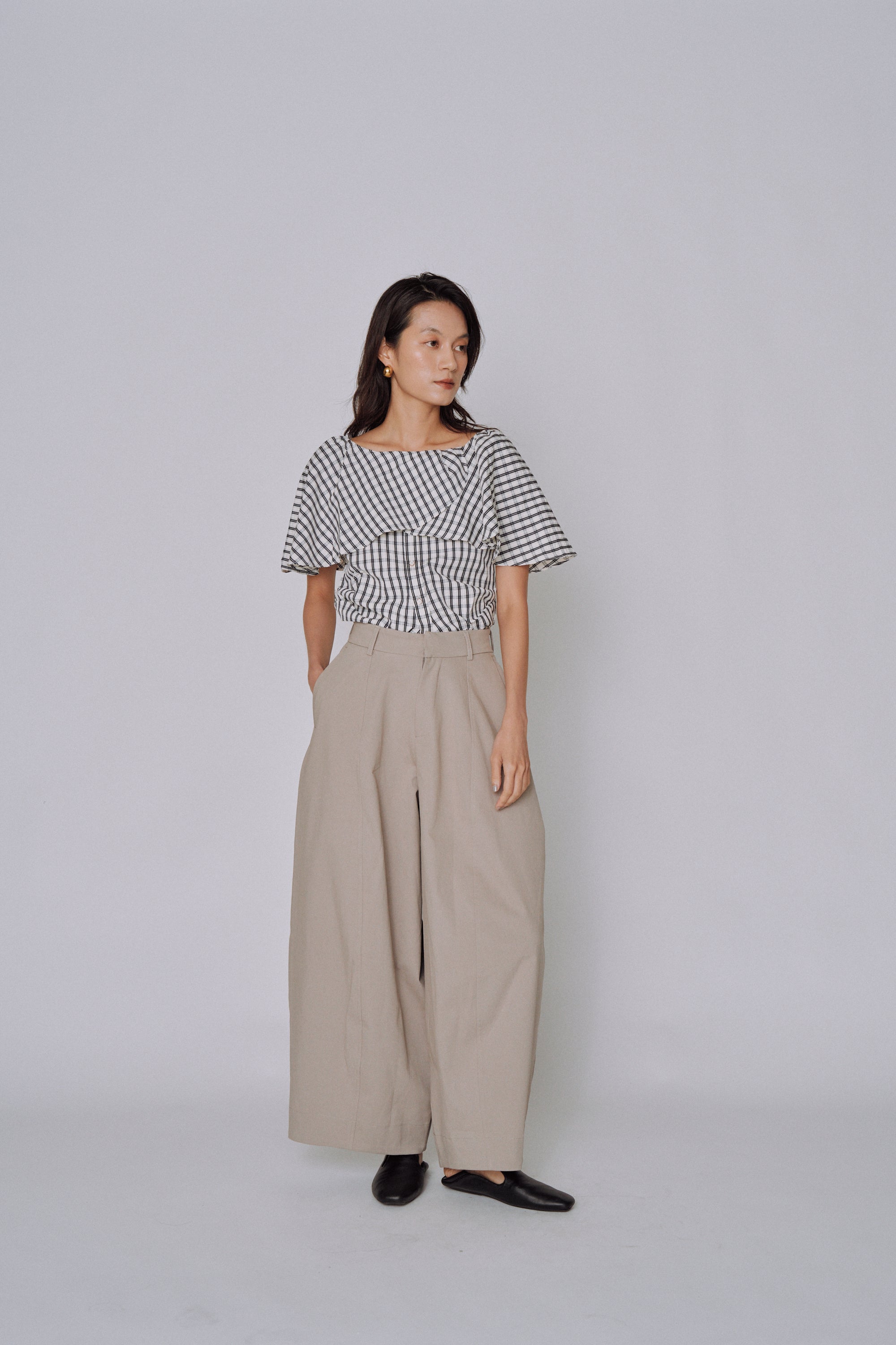 Volume Tailored Wide Pants