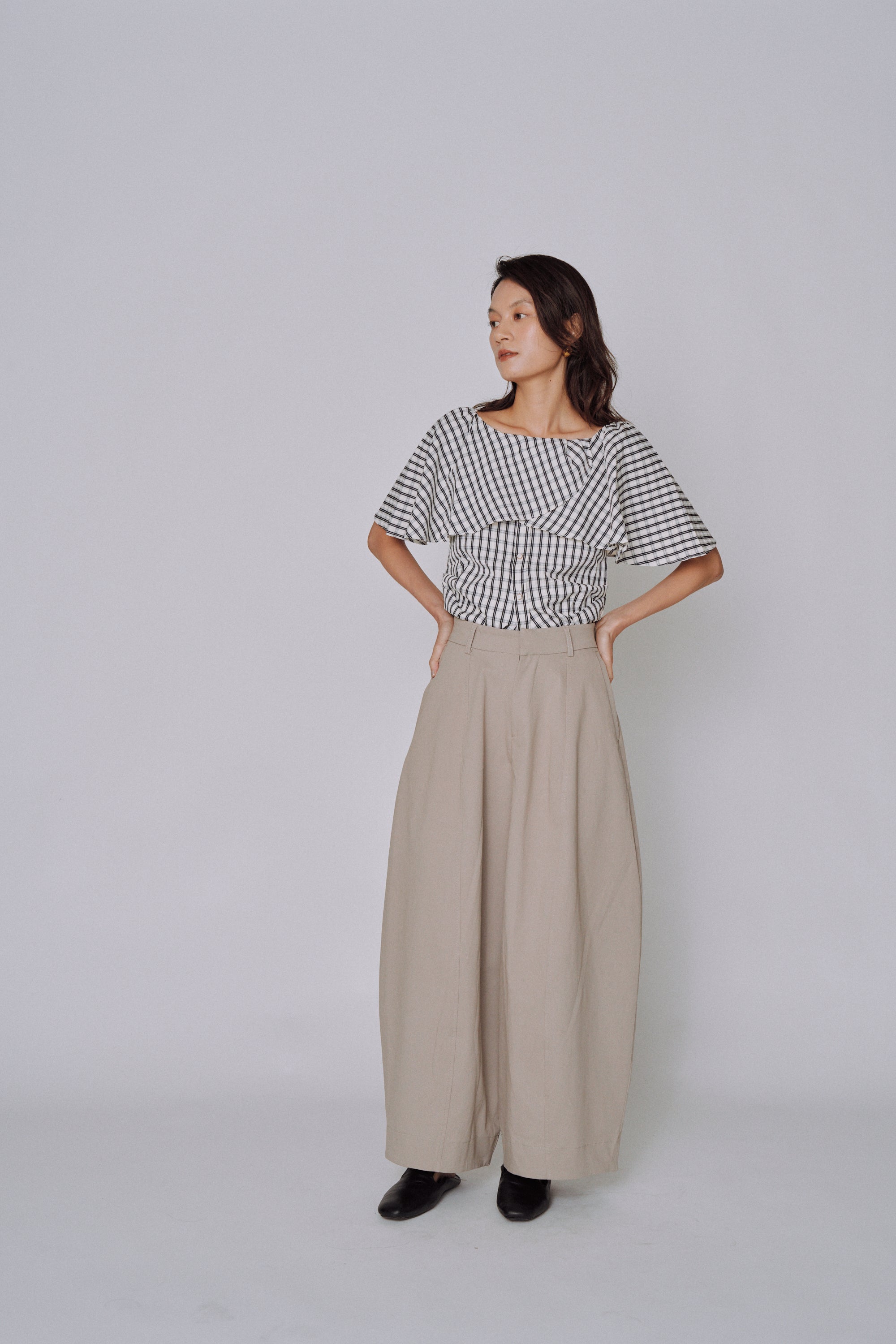 Volume Tailored Wide Pants