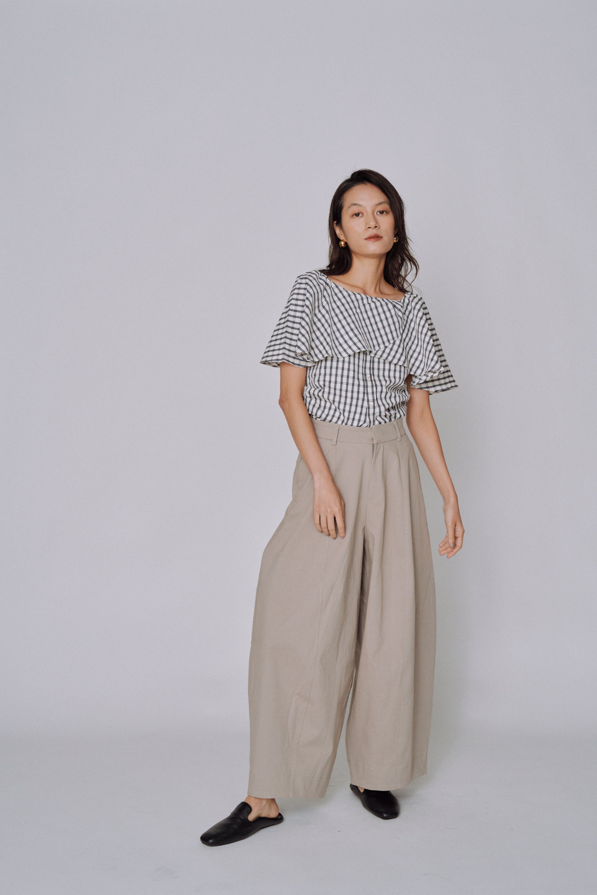 Volume Tailored Wide Pants