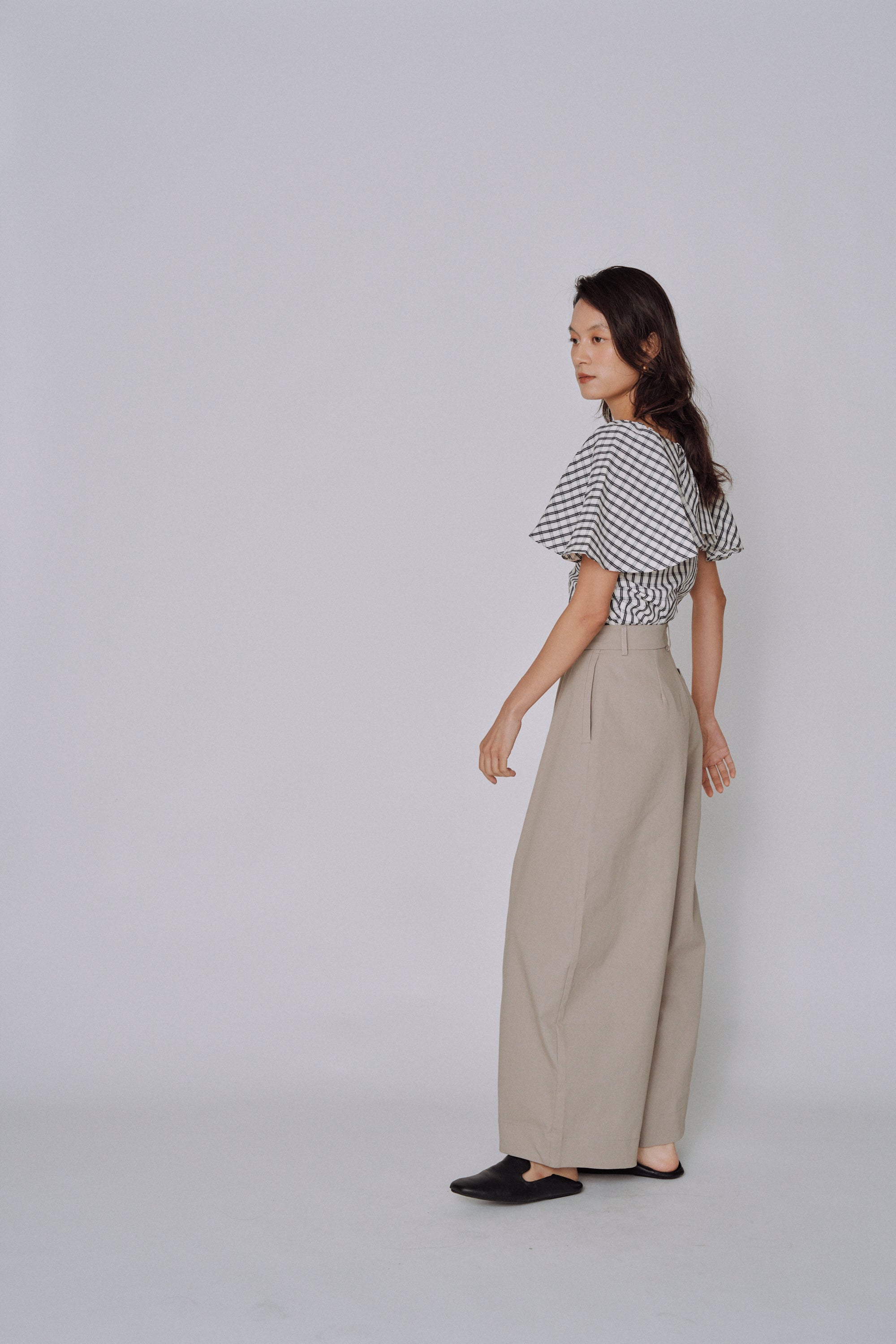 Volume Tailored Wide Pants