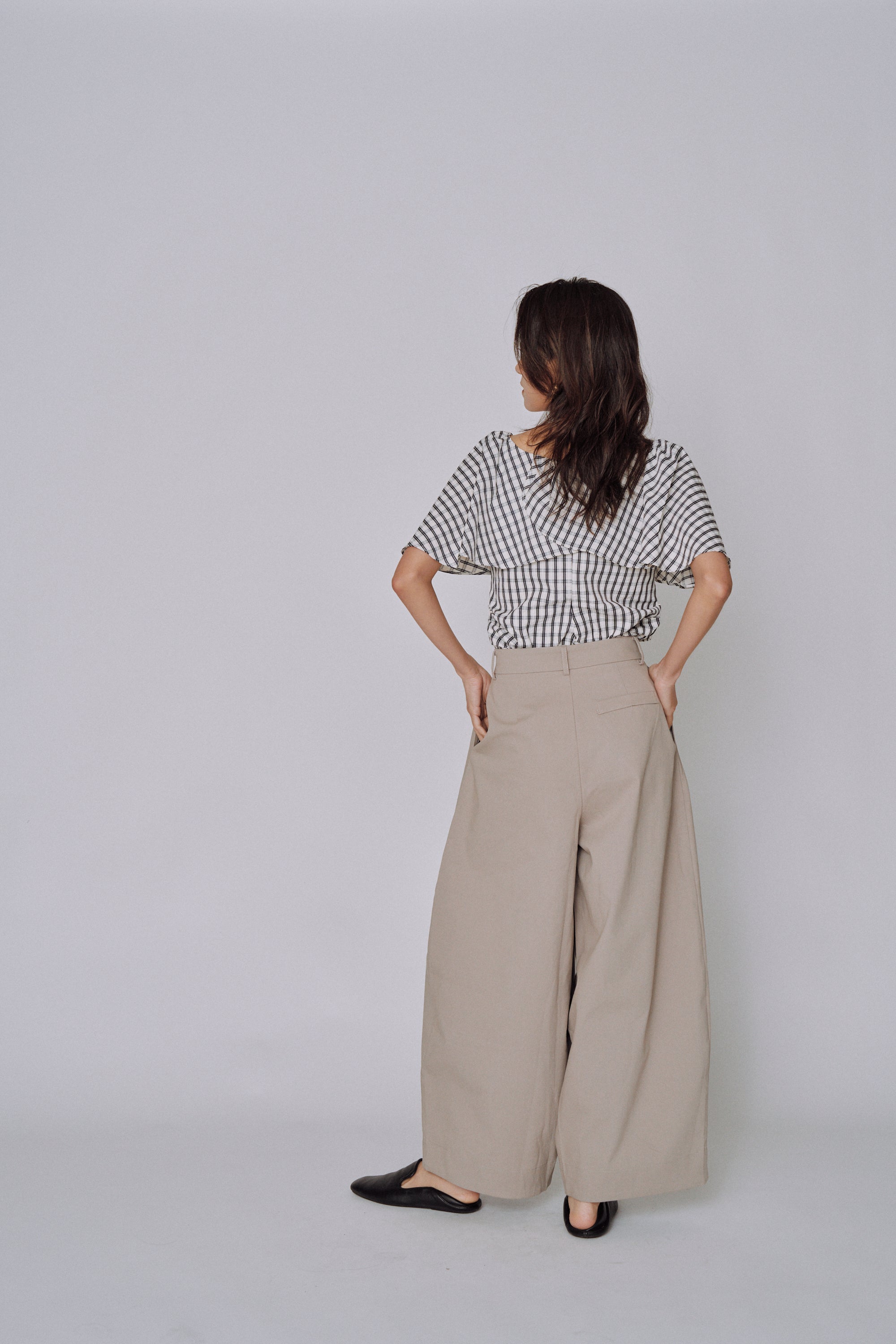 Volume Tailored Wide Pants