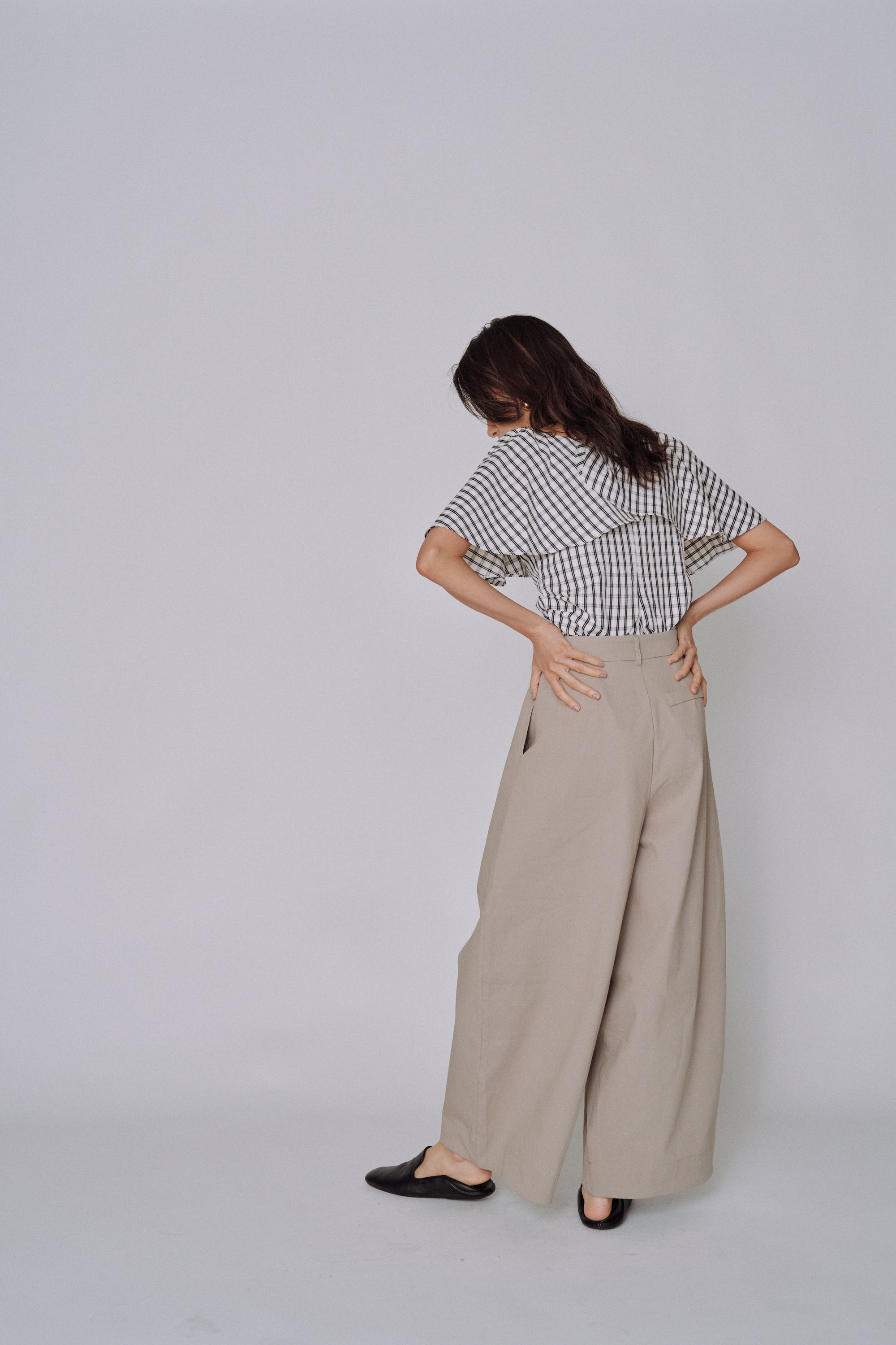 Volume Tailored Wide Pants