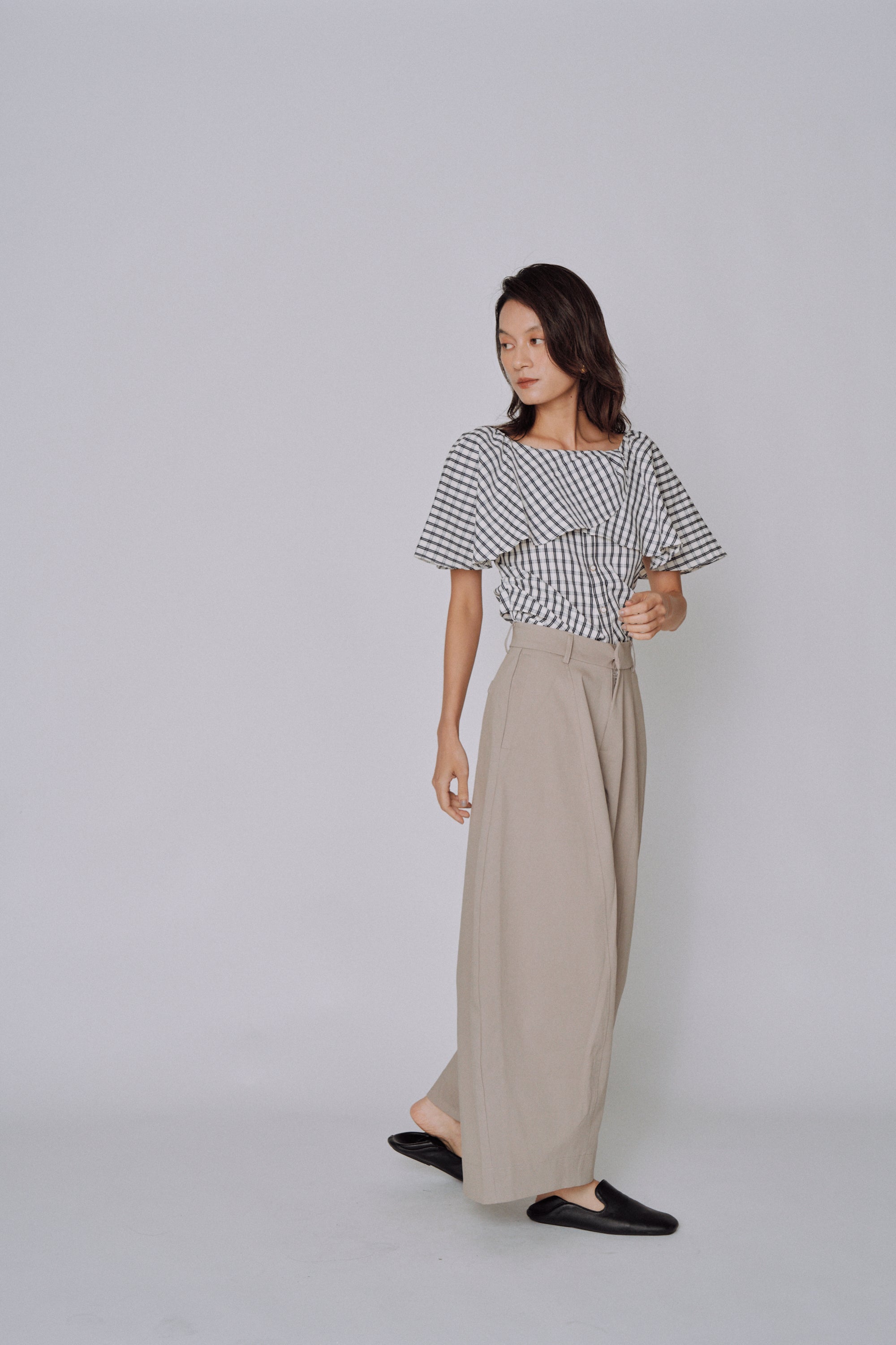 Volume Tailored Wide Pants