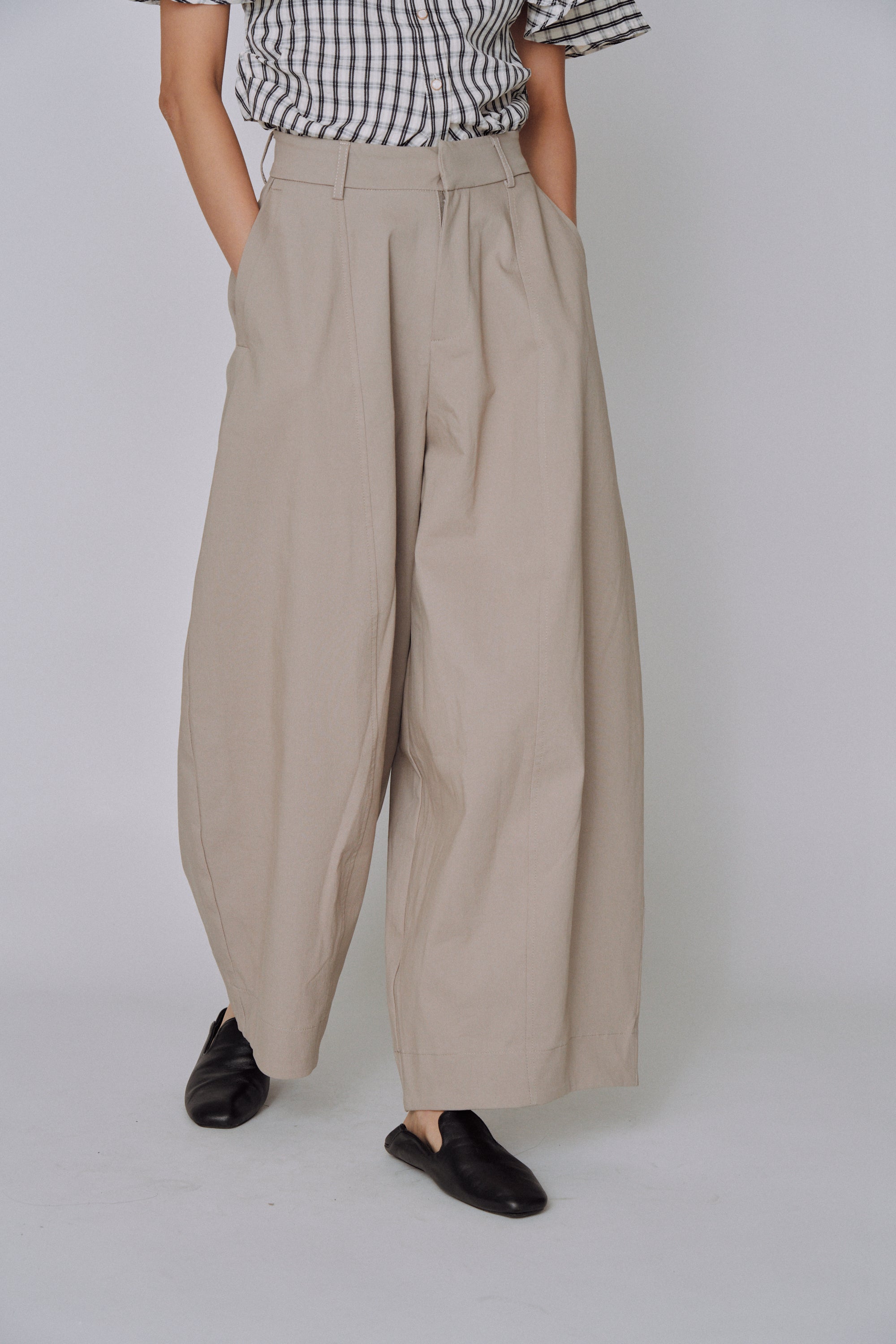 Volume Tailored Wide Pants