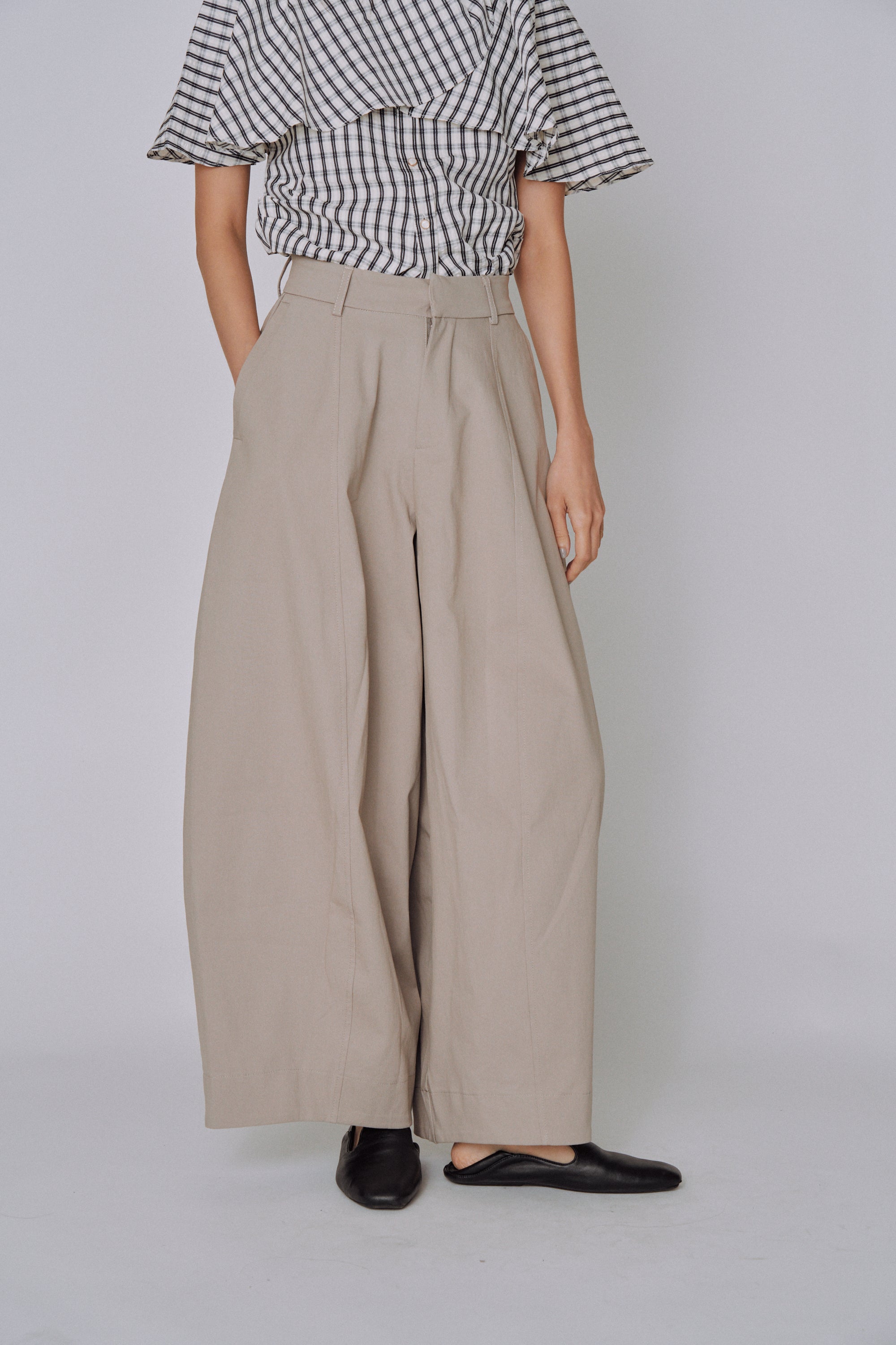 Volume Tailored Wide Pants