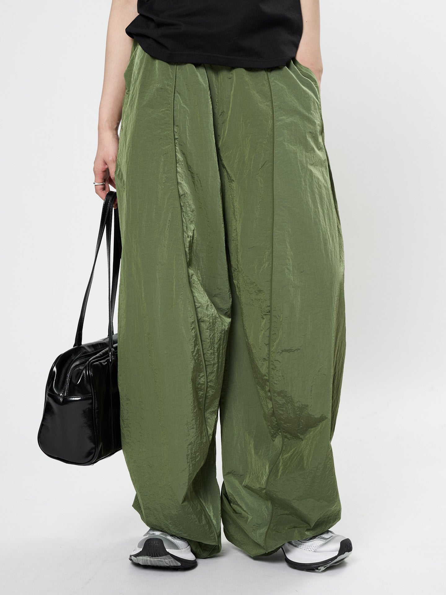 Oversized Nylon Joggers